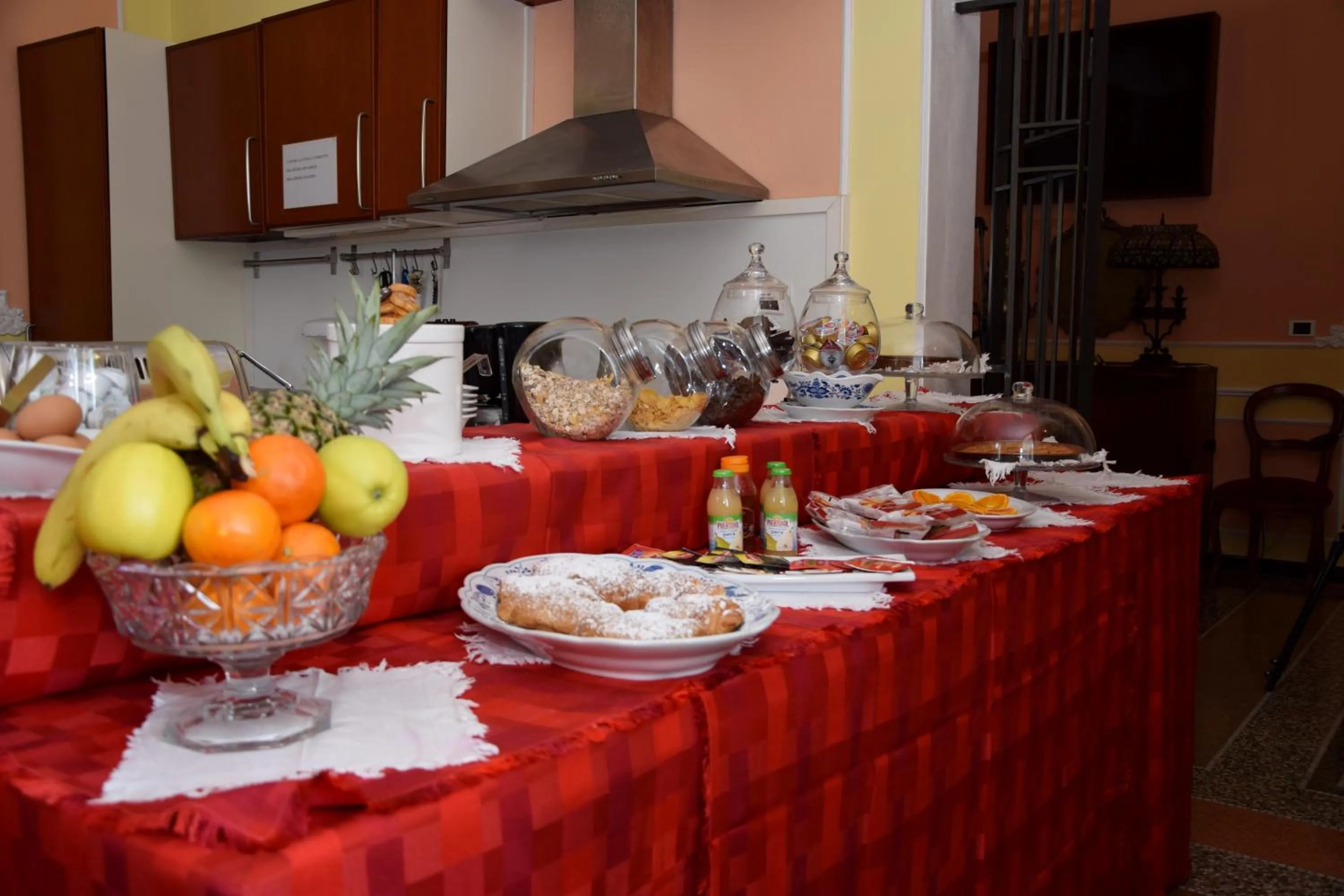 Food and drinks in B&B Villa Gavina