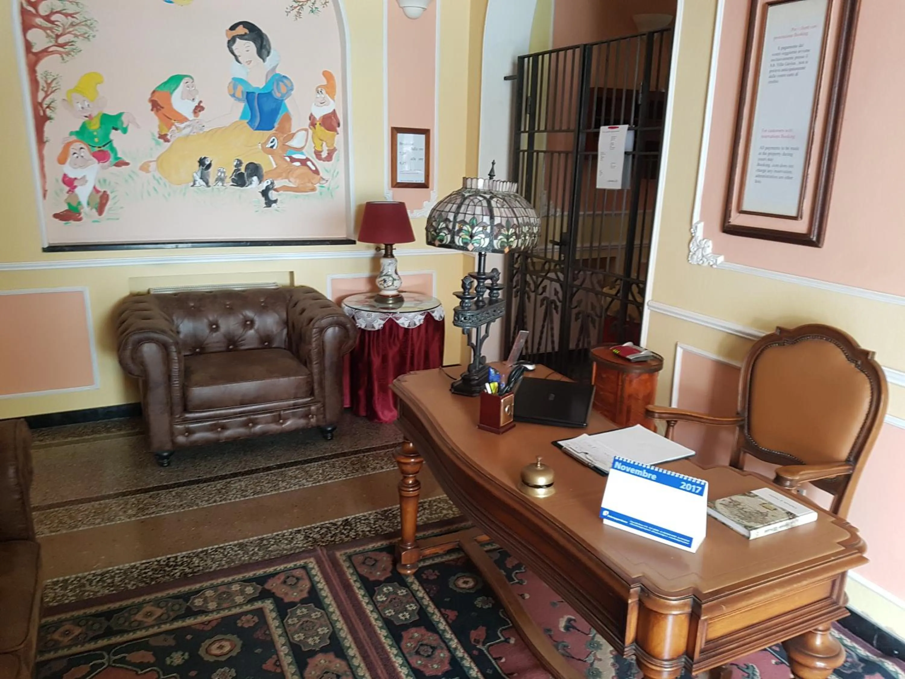 Lobby or reception in B&B Villa Gavina