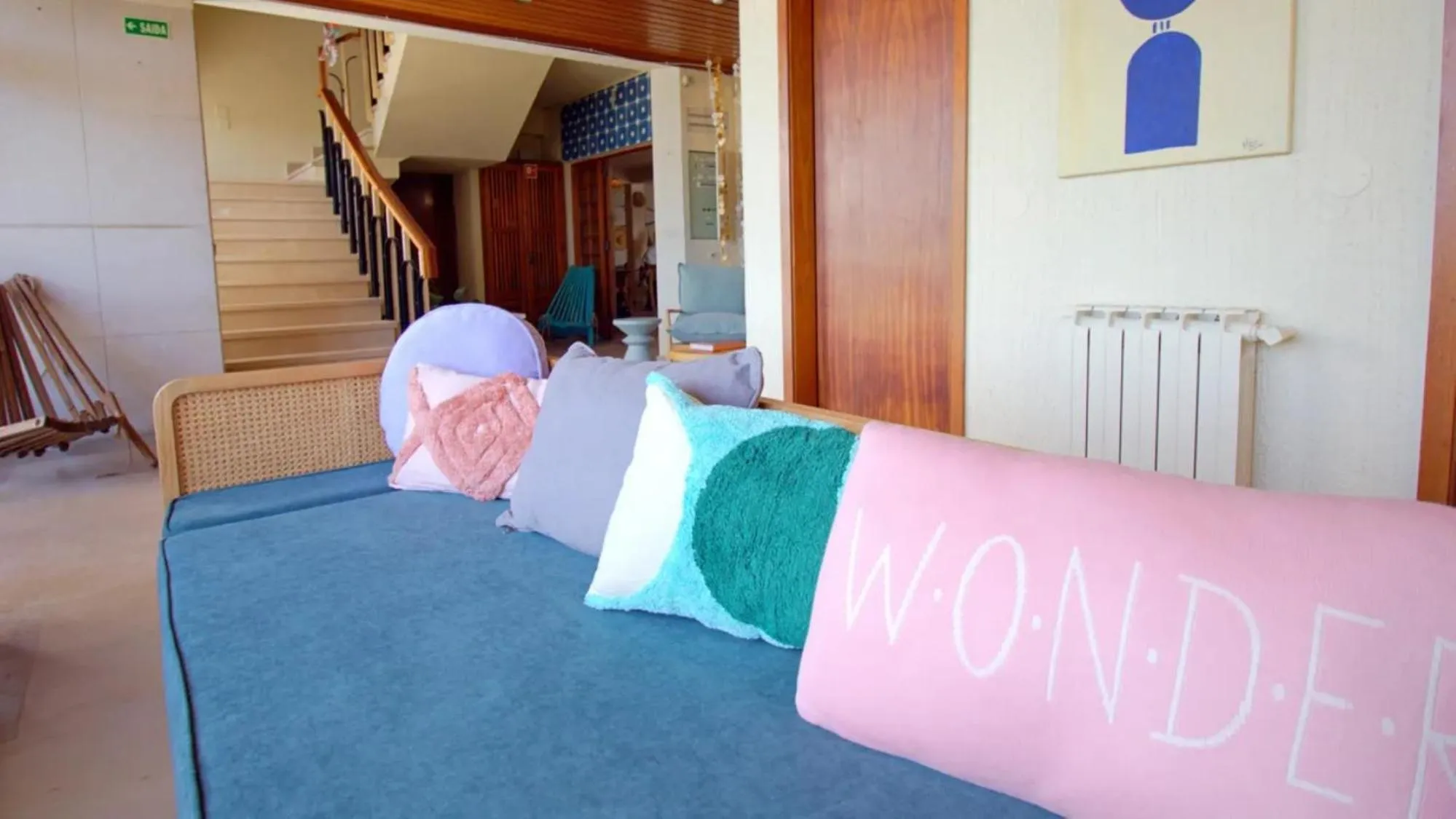 Living room, Bed in WOT Ocean Soul