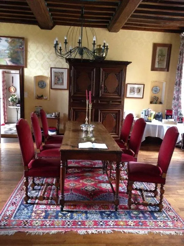 Dining area in Manoir Saint Hubert