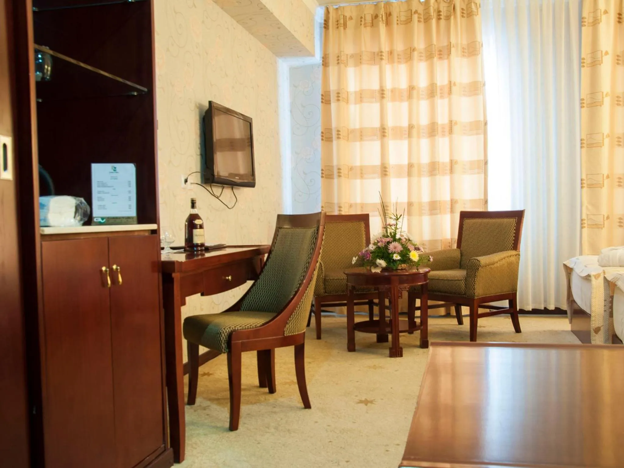 Seating area in Golden Valley Hotel