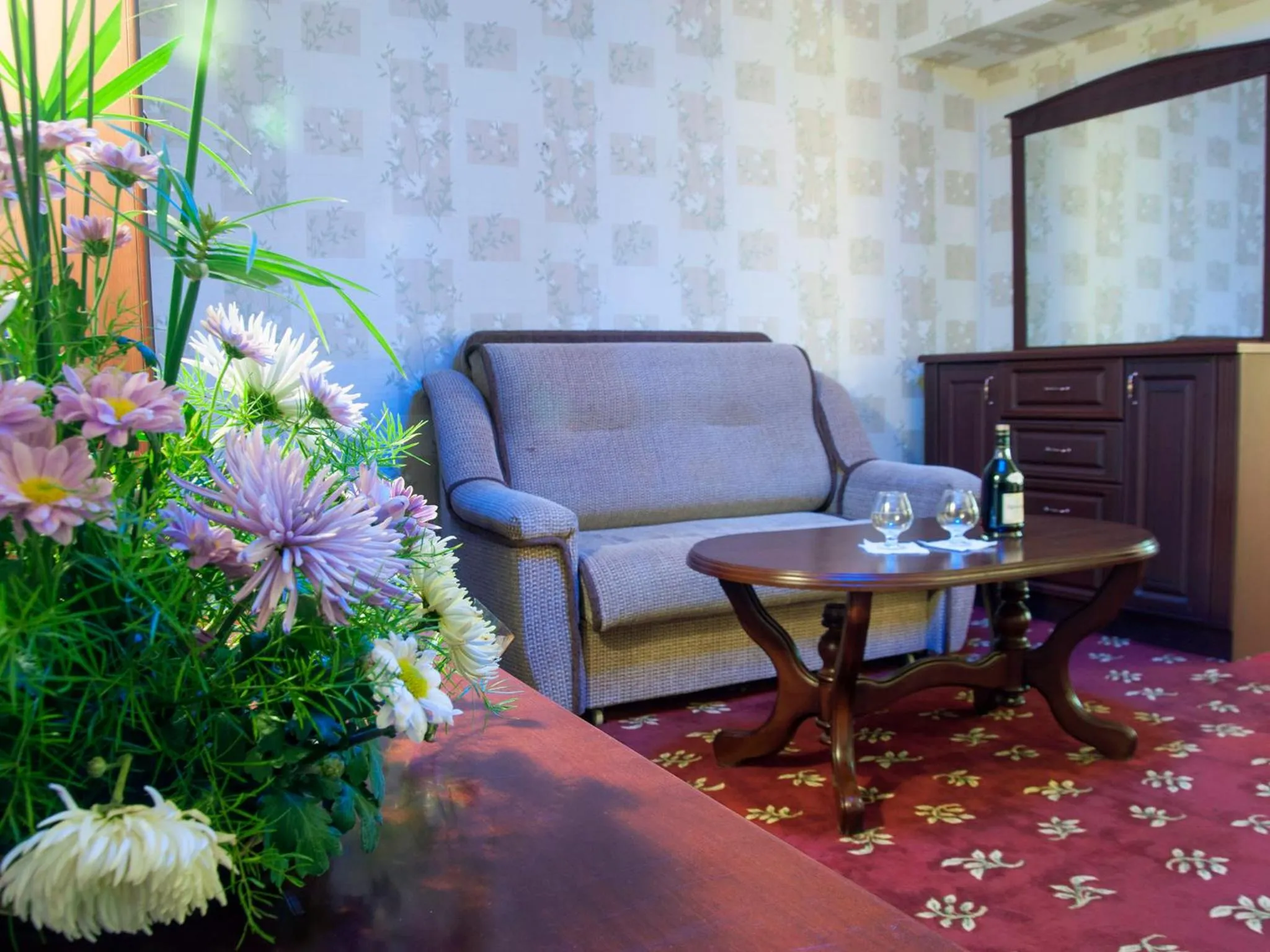 Seating area in Golden Valley Hotel