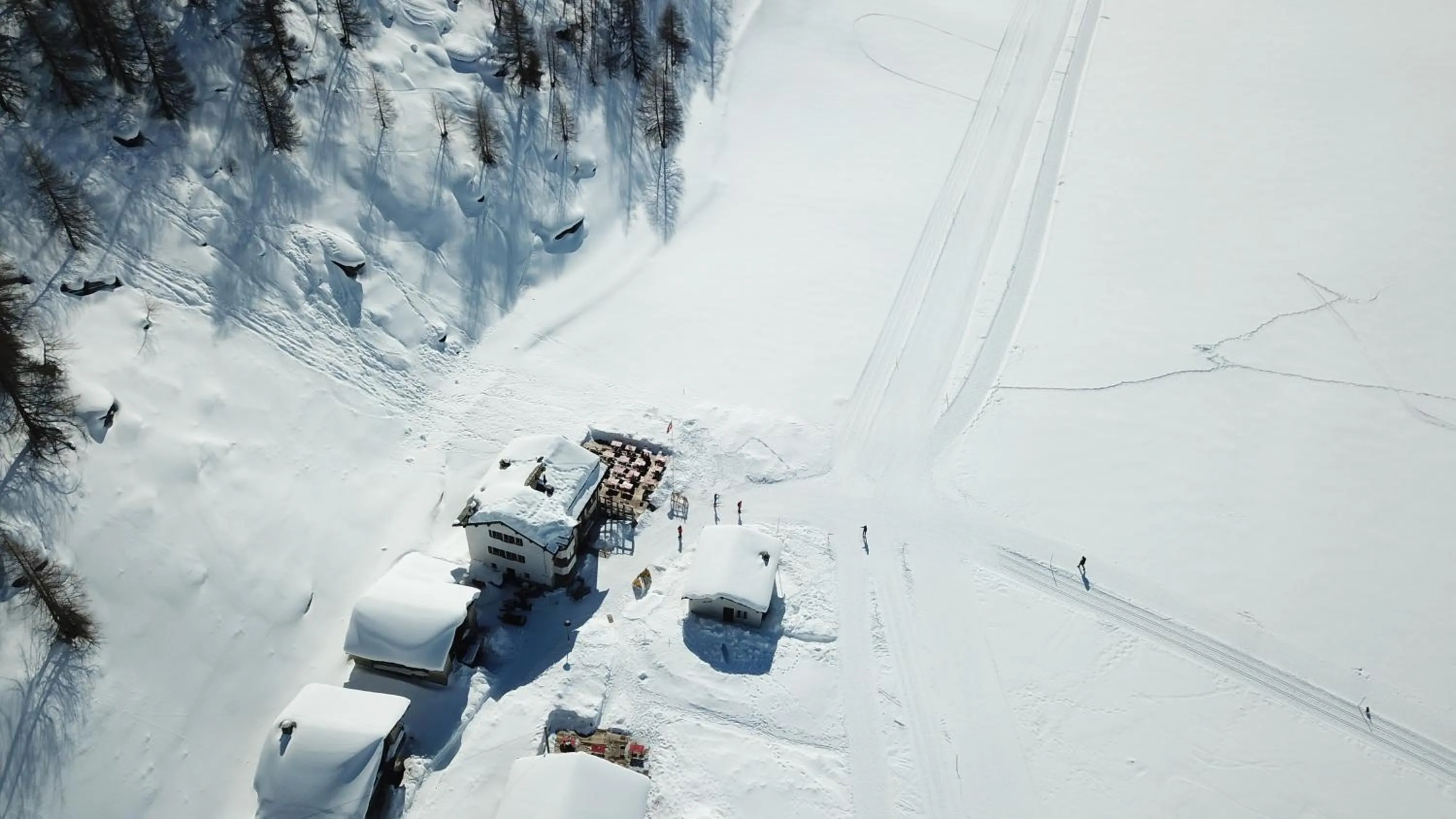 Natural landscape in Hotel Ristorante Lagrev