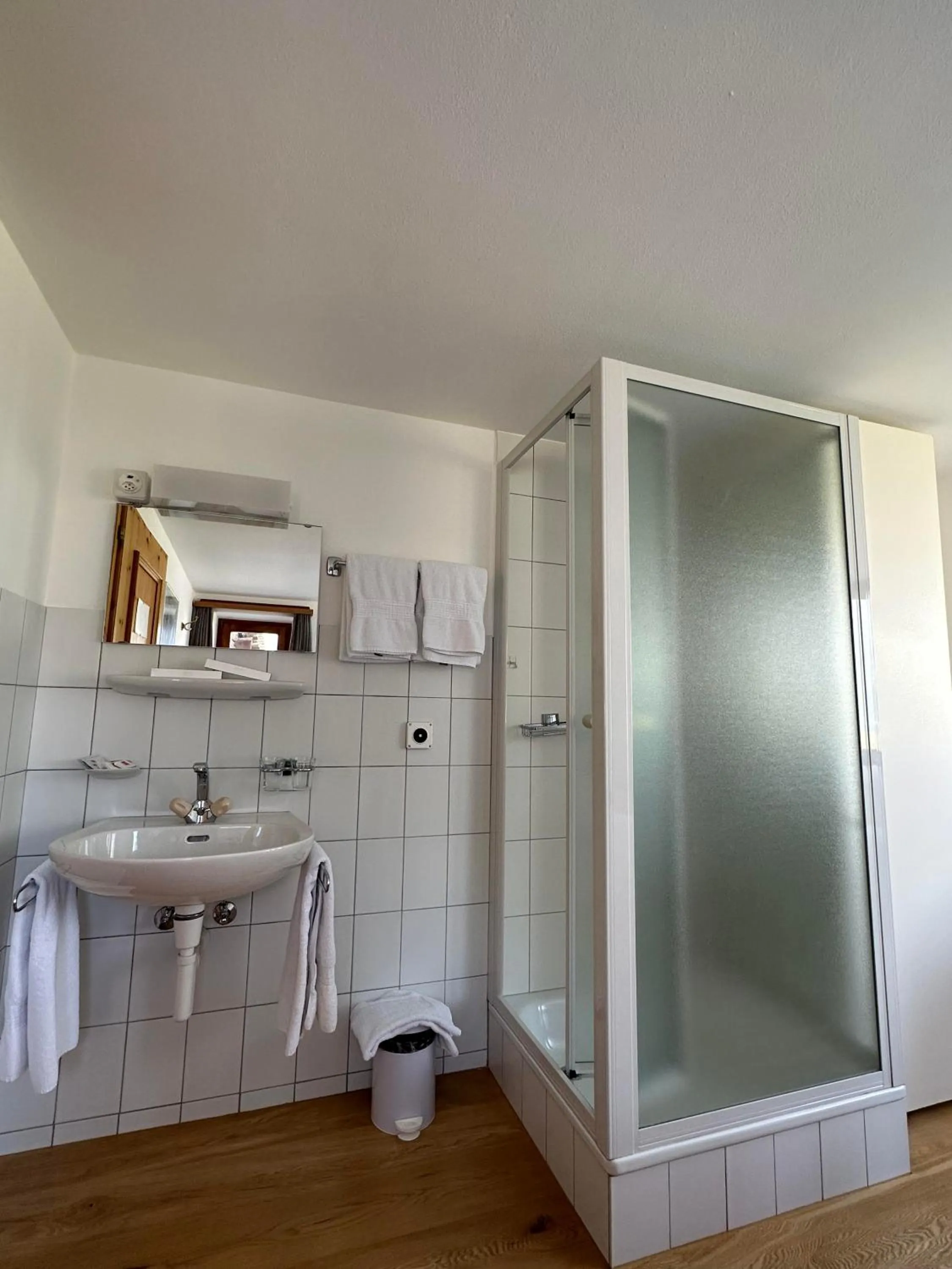 Shower in Hotel Ristorante Lagrev