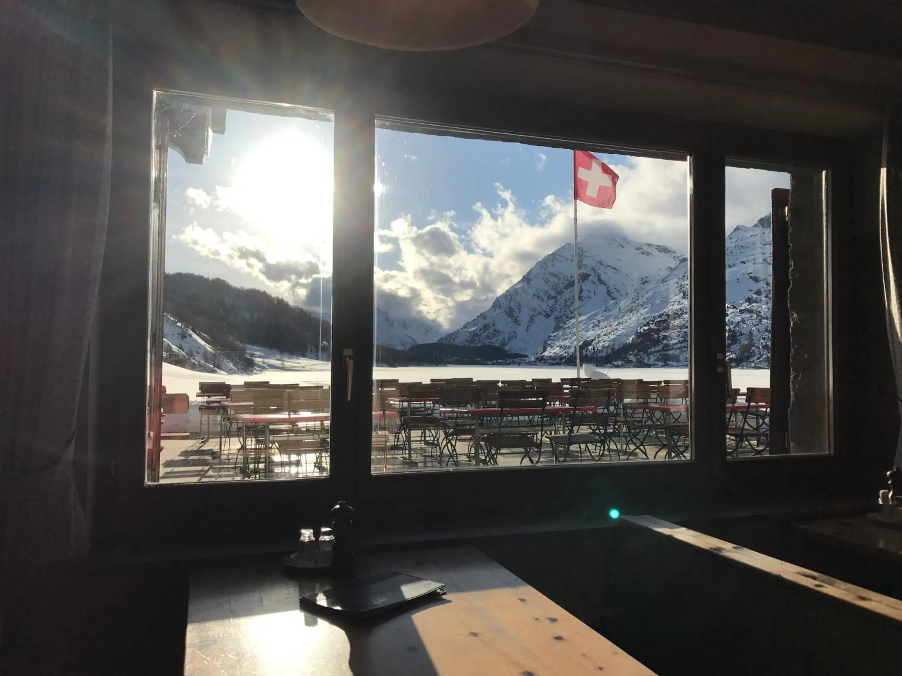 Natural landscape in Hotel Ristorante Lagrev