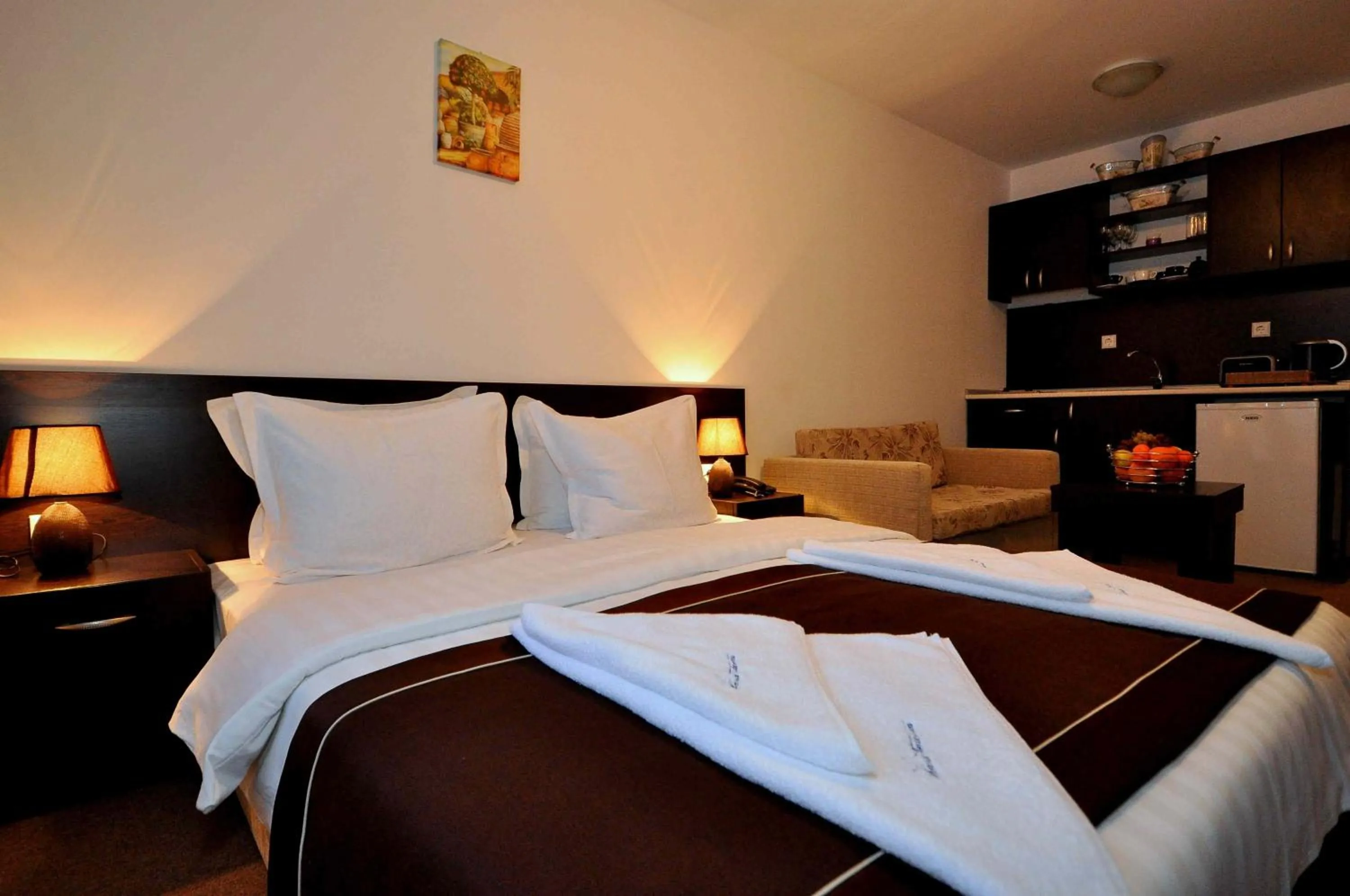 Bed in Maria-Antoaneta Residence