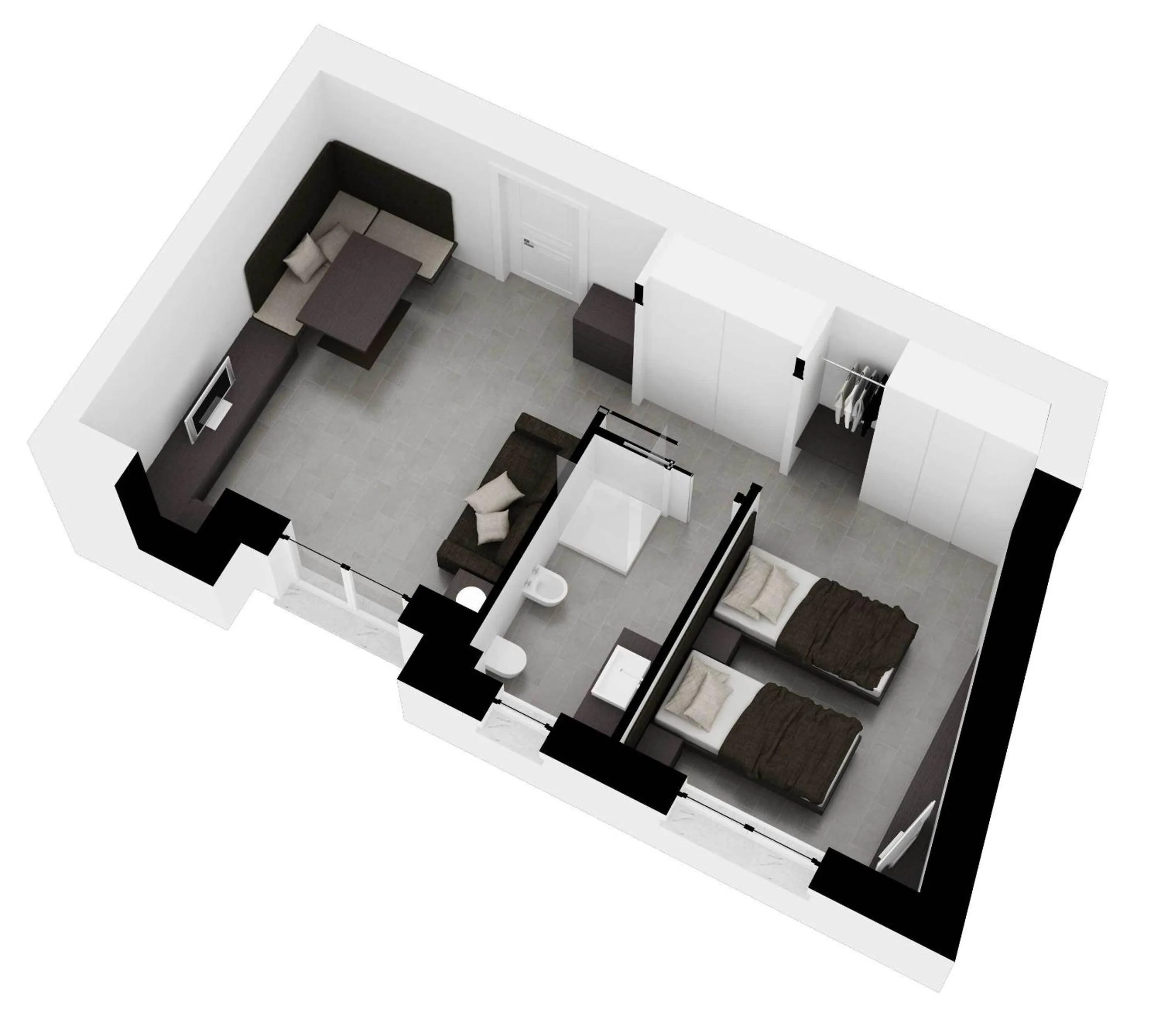 Floor plan in Locanda La Gazzella