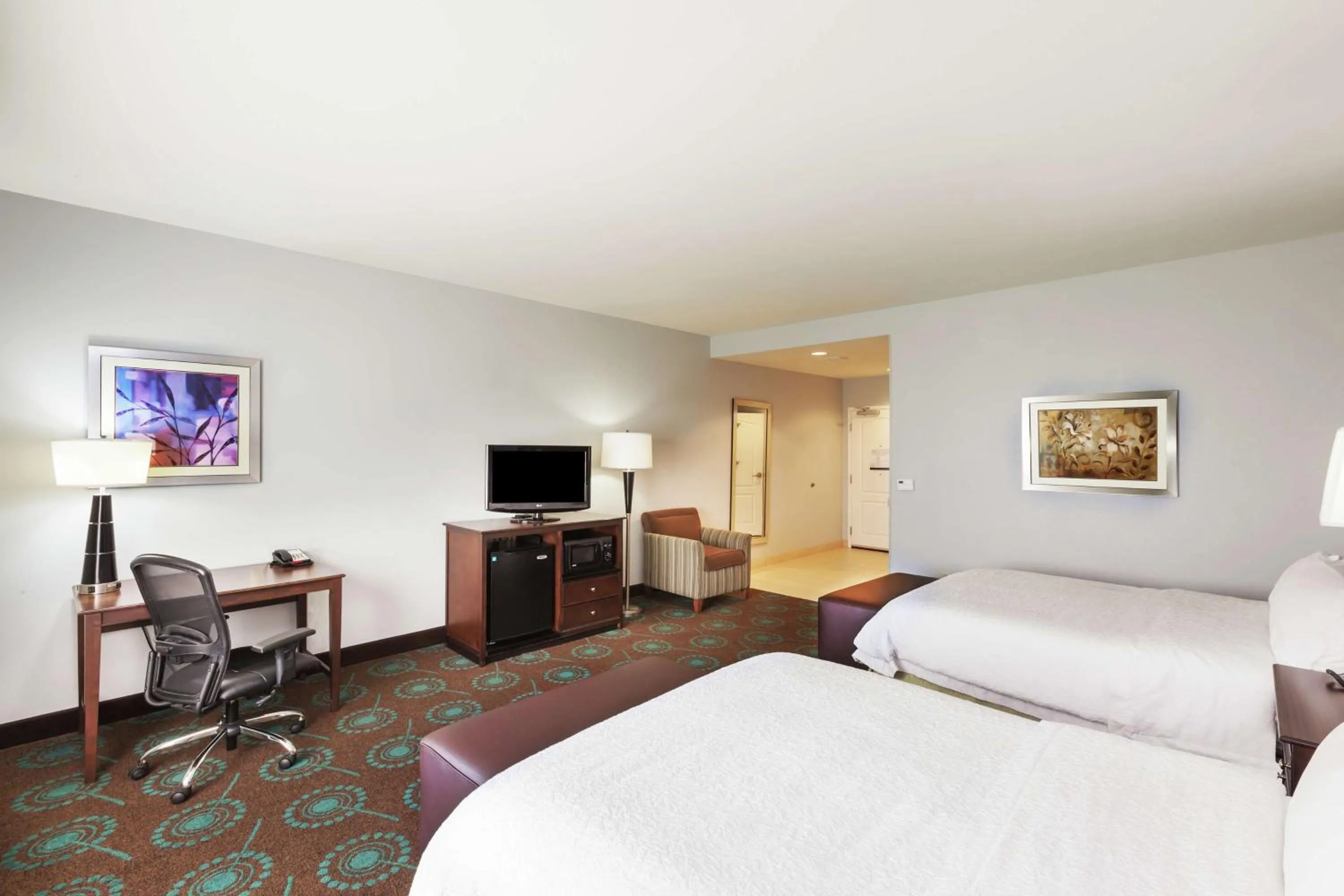Bedroom, Bed in Hampton Inn & Suites Shreveport/Bossier City at Airline Drive