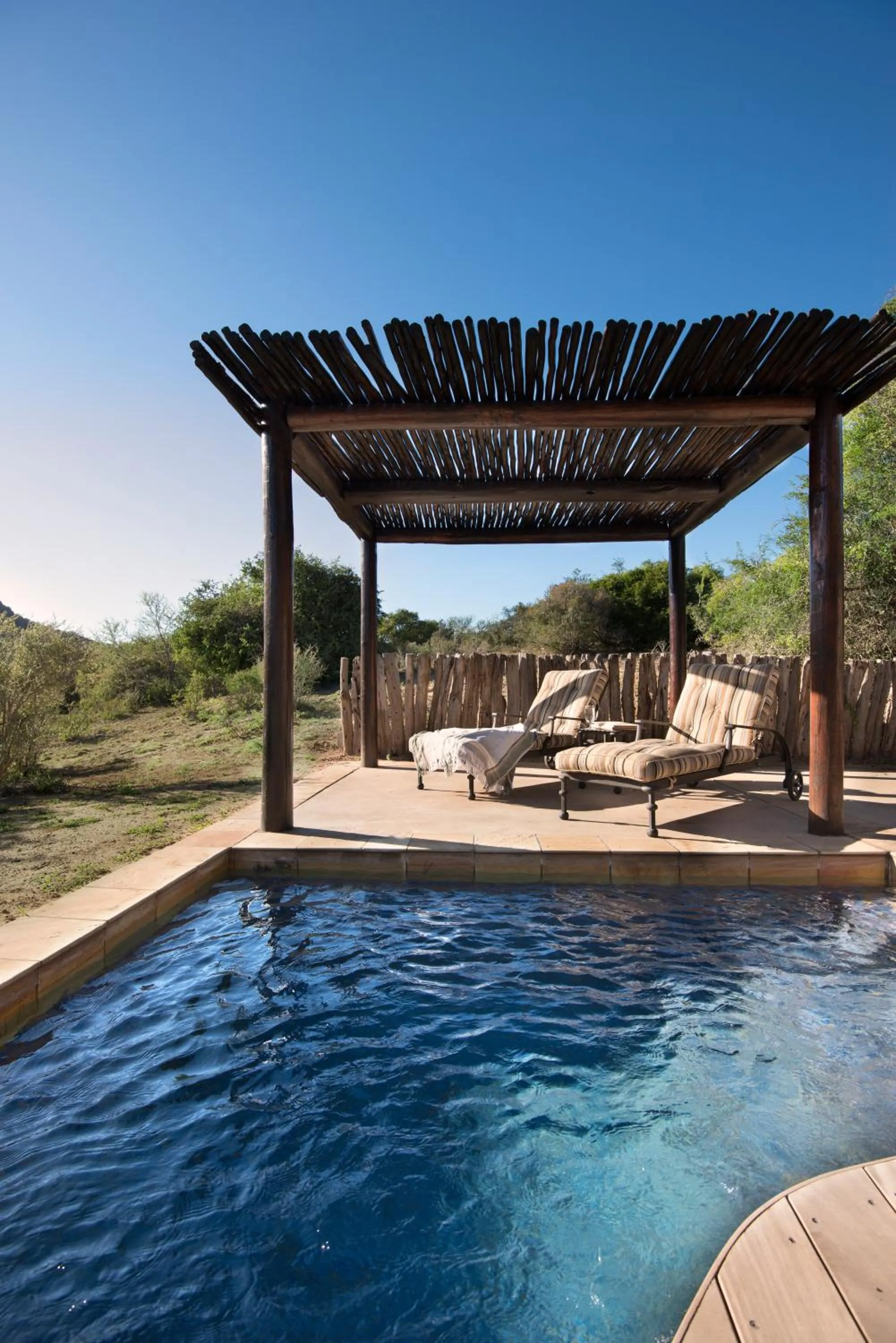 Swimming pool in Kwandwe Private Game Reserve - Great Fish River Lodge