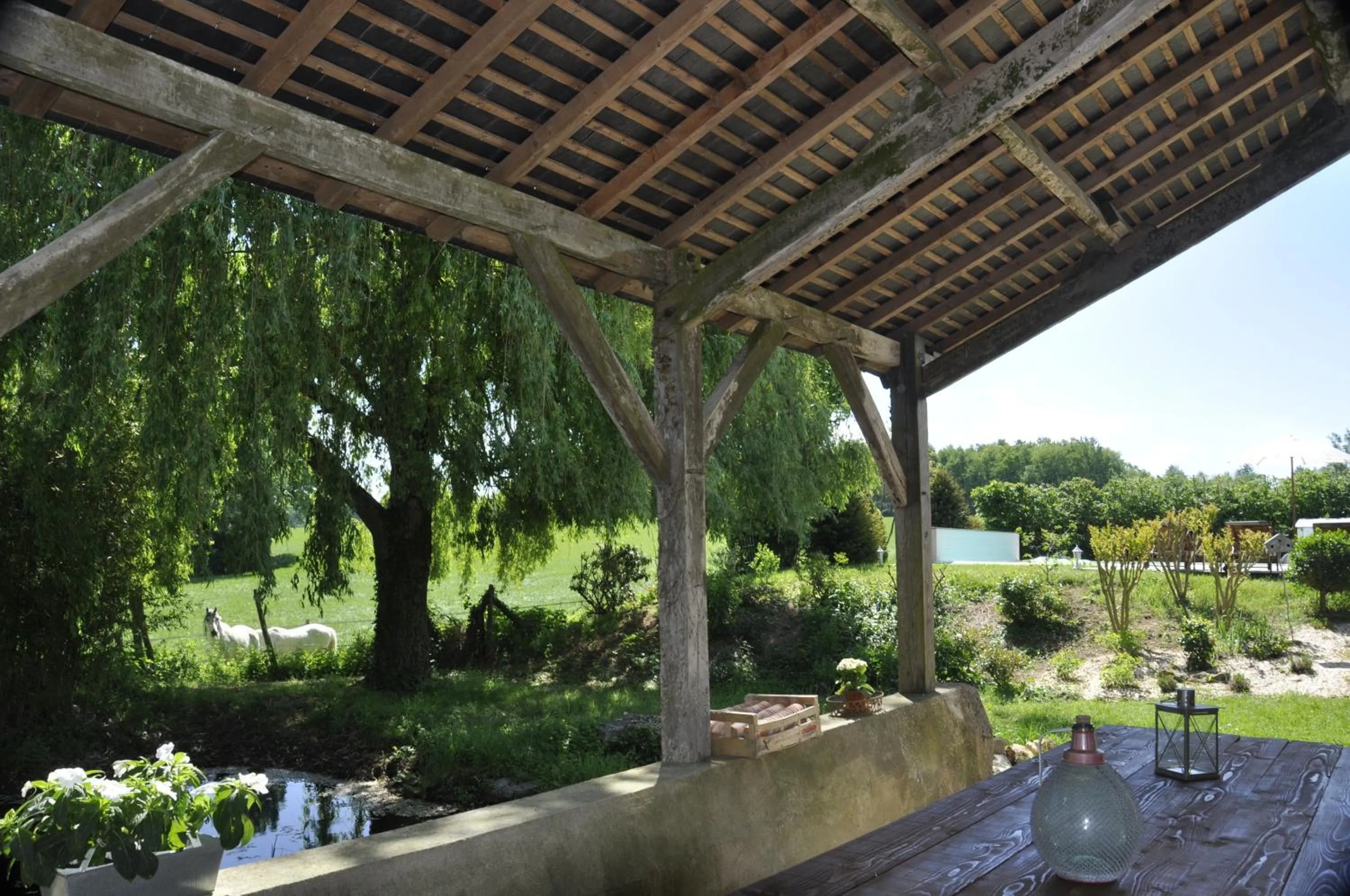Garden in La Ferme Blanche