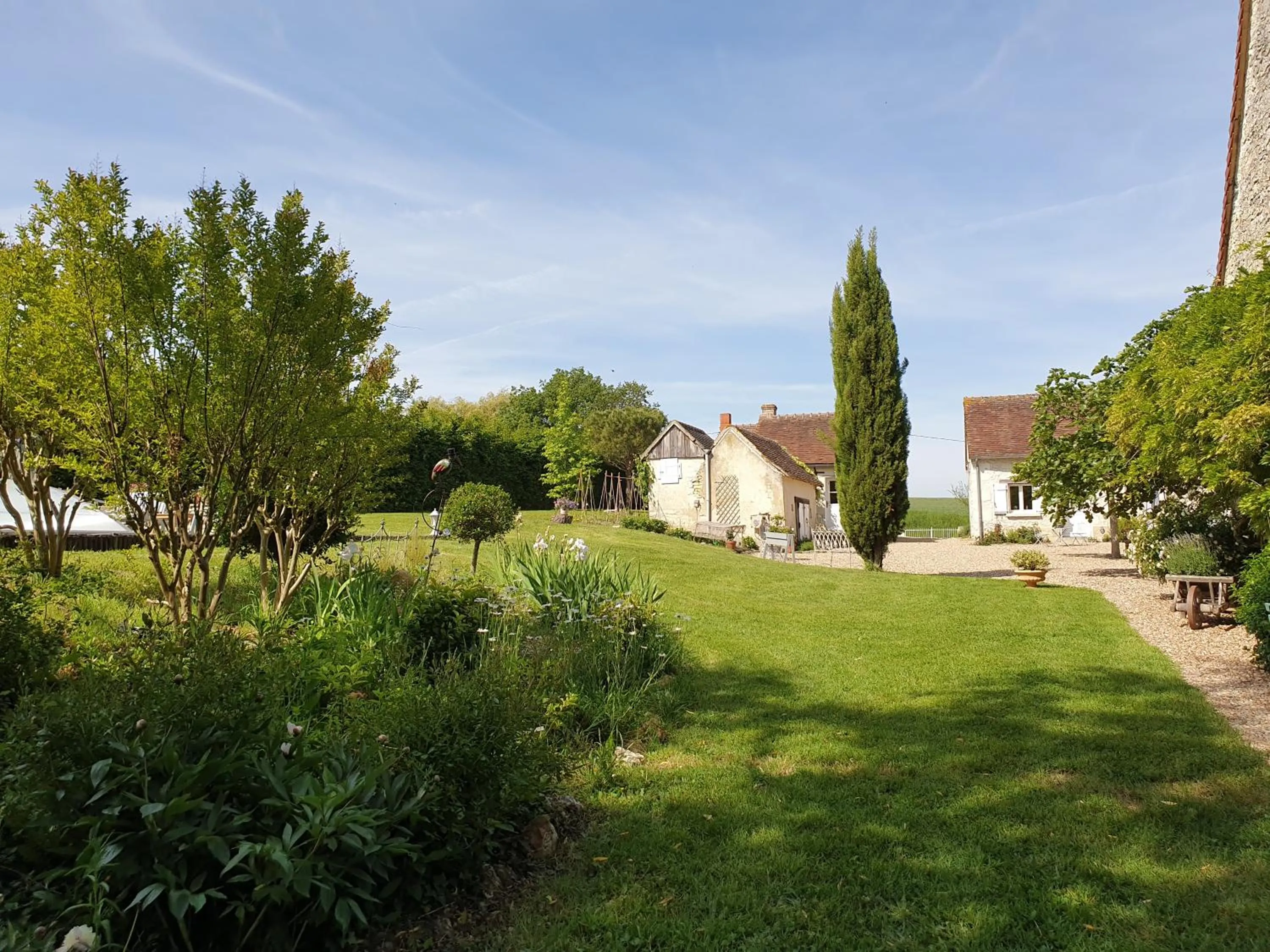 Garden in La Ferme Blanche