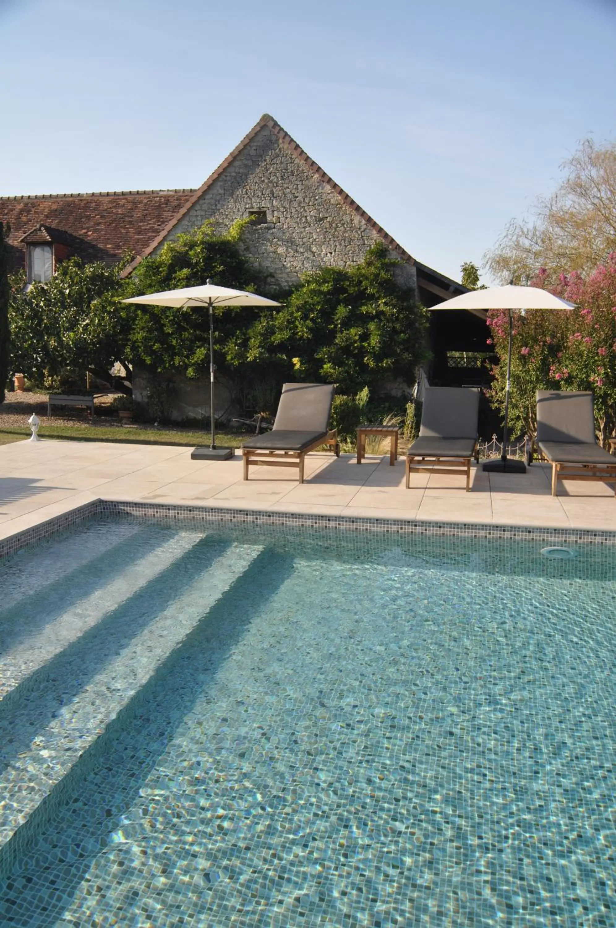 Swimming pool in La Ferme Blanche