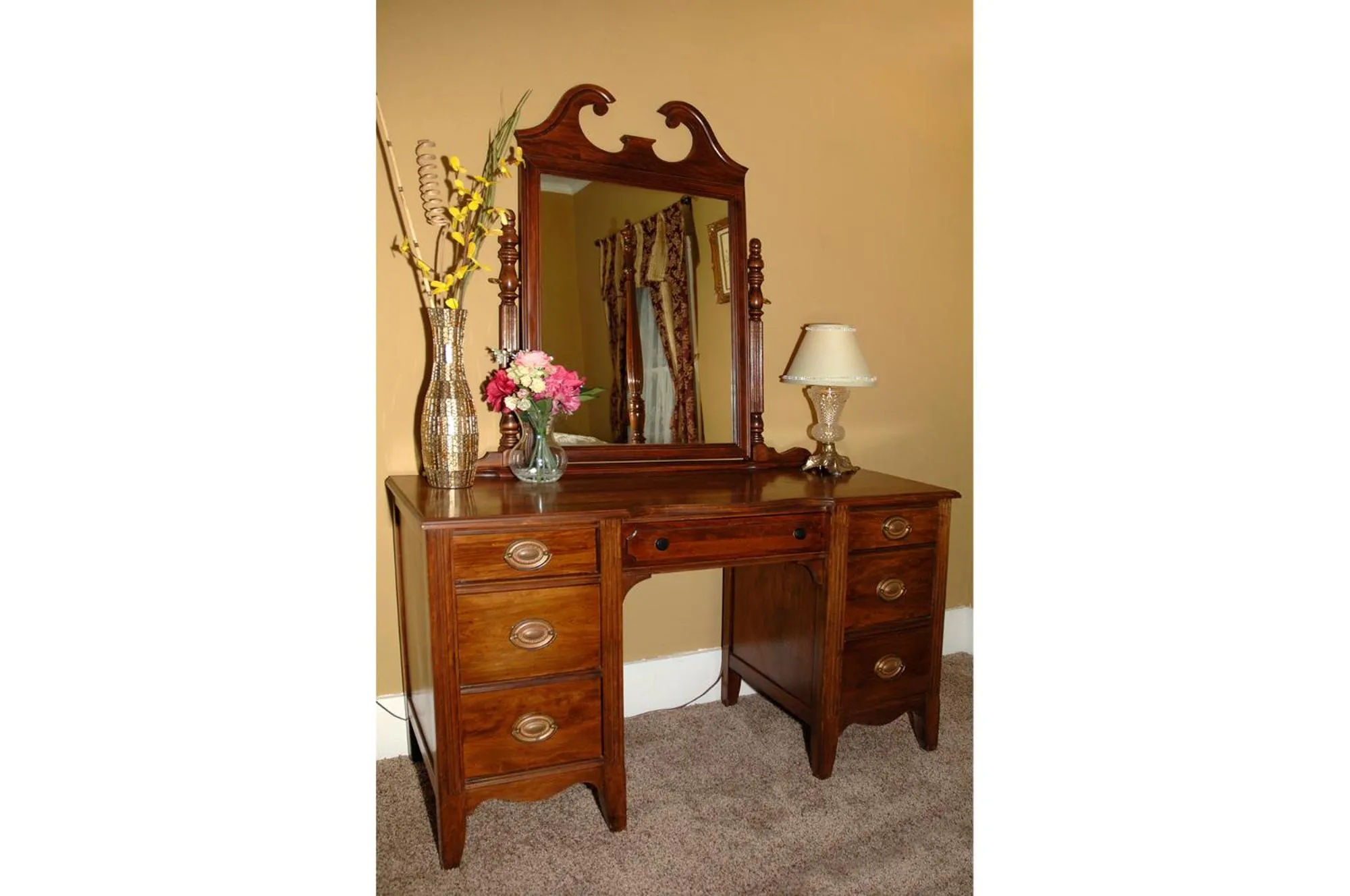 Bedroom in Historic Luxury Two Bedroom Apartment