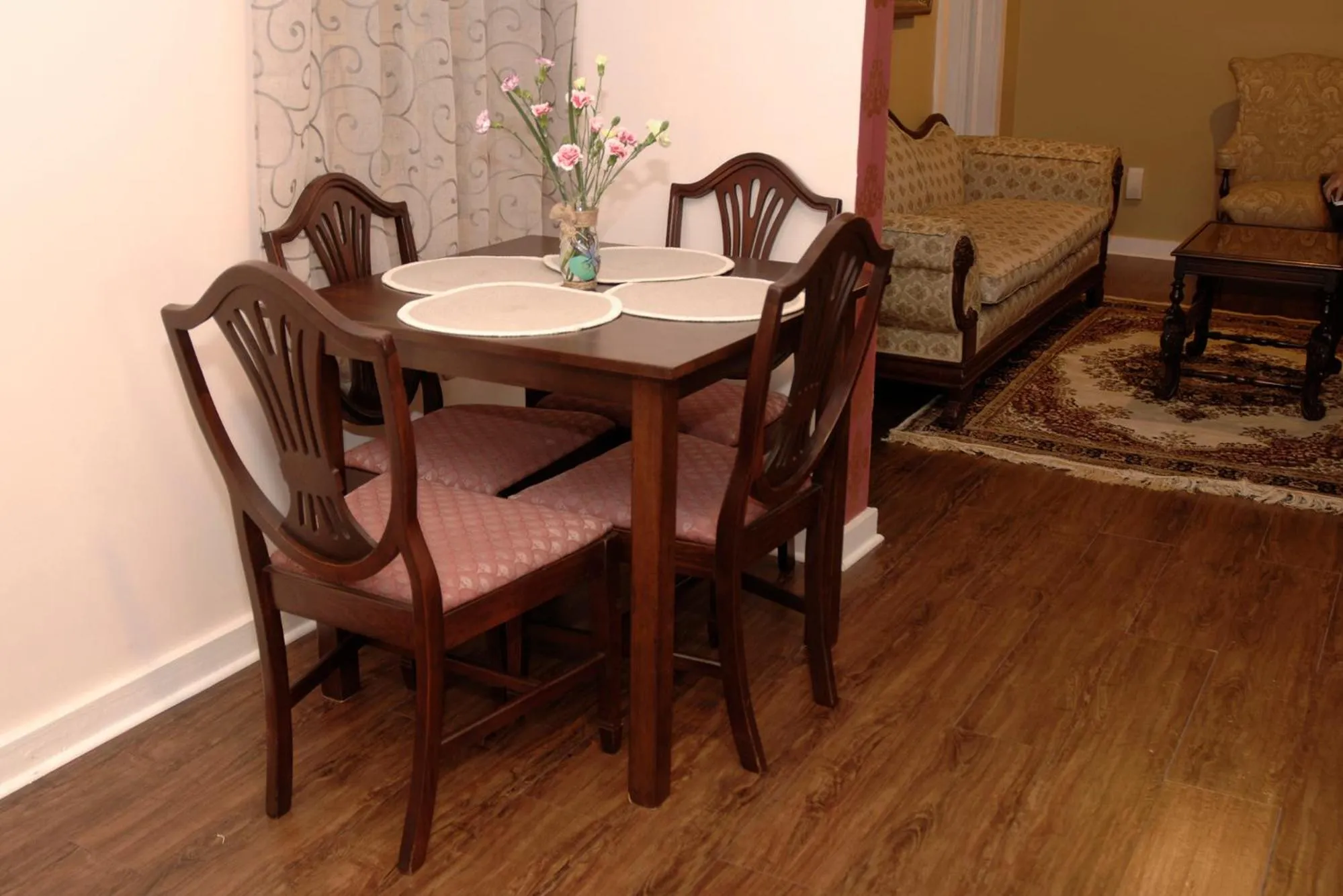 Dining area in Historic Luxury Two Bedroom Apartment