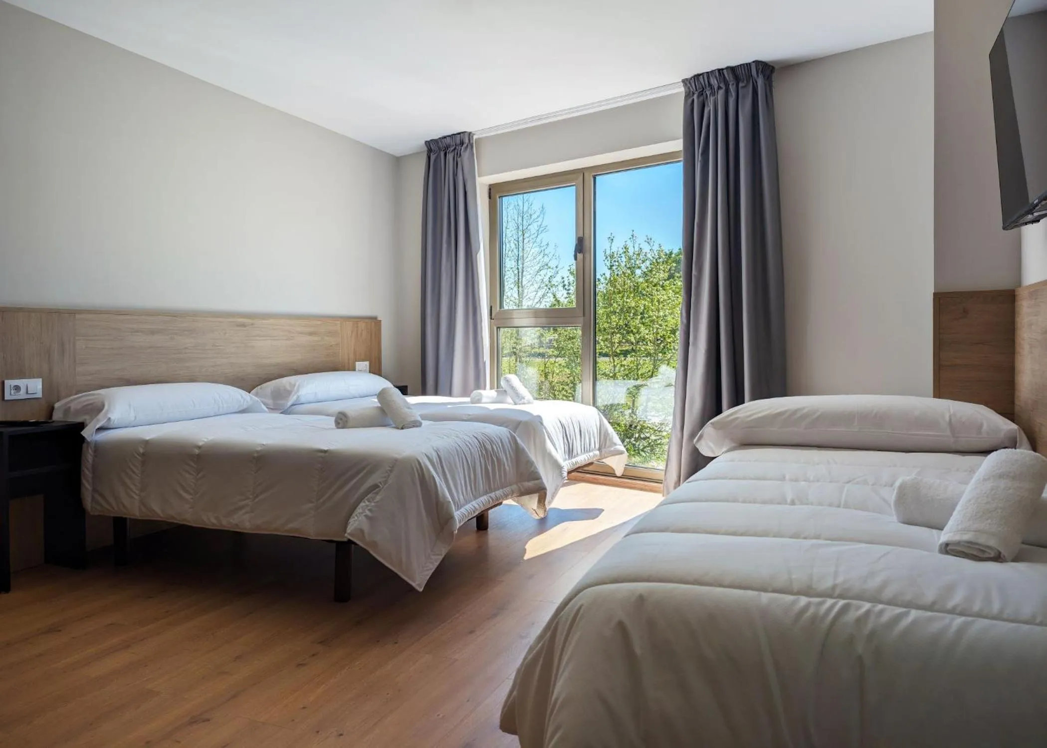 Bedroom, Bed in Duerming Villa de Arzúa