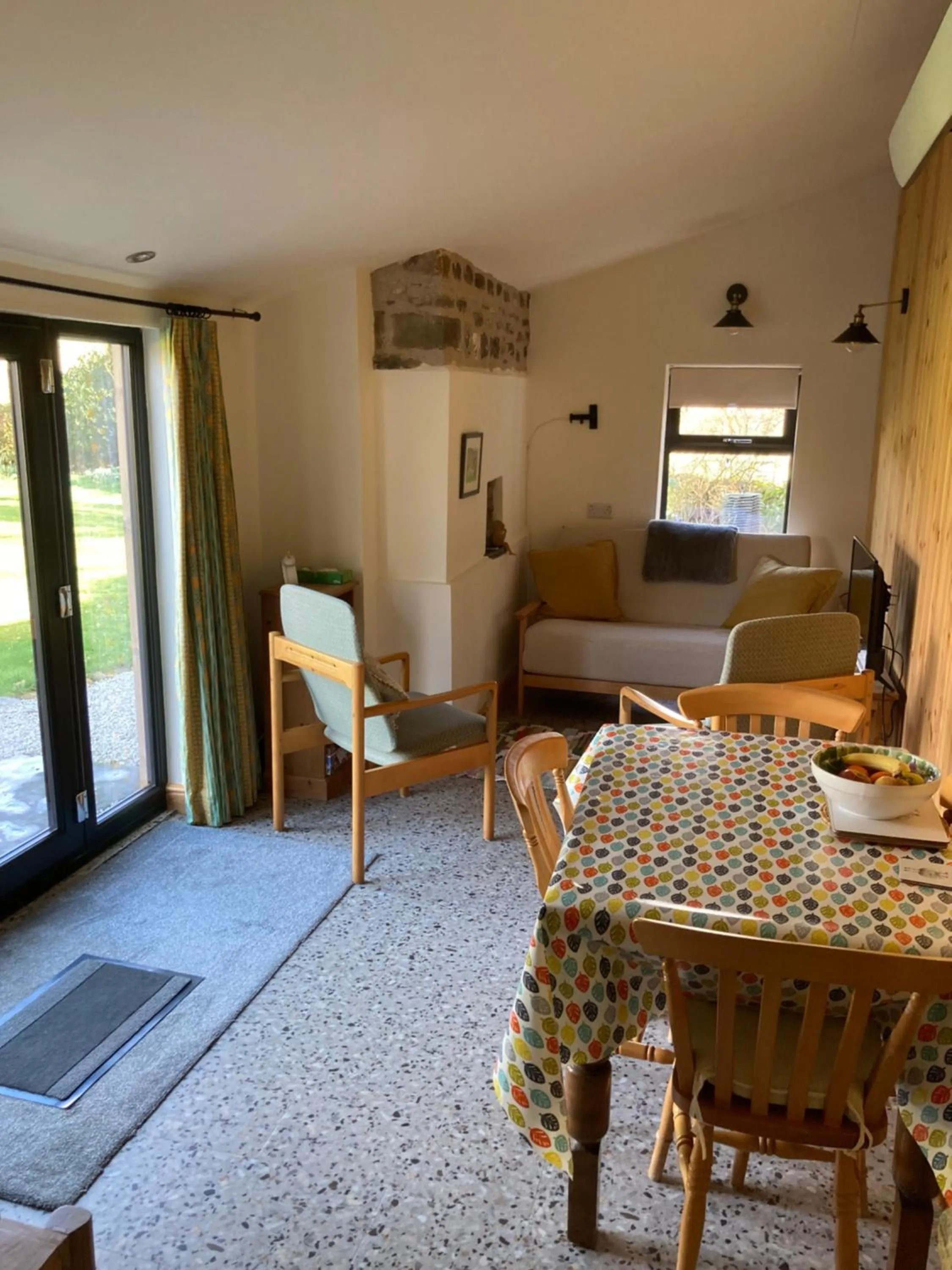 Living room in The Rowe House