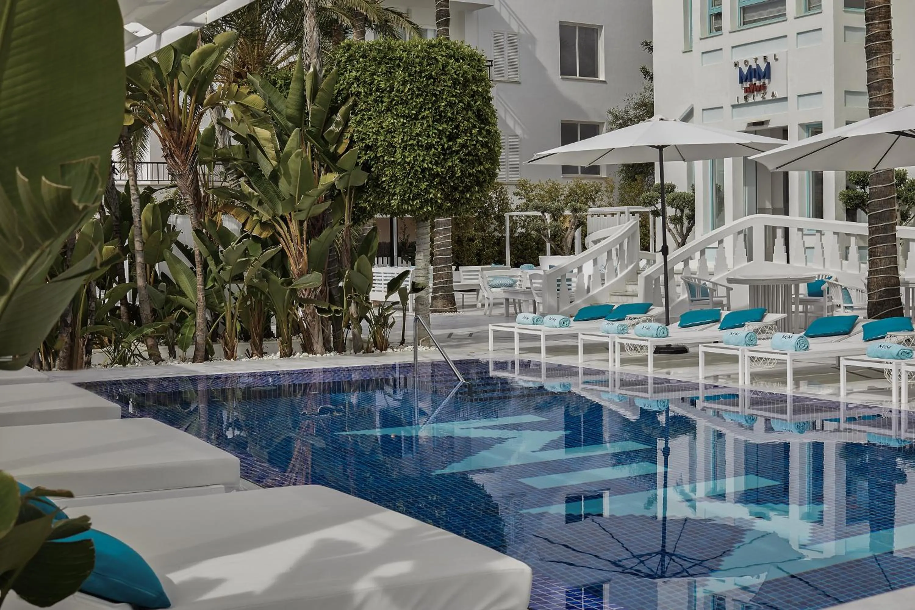 Swimming pool in MIM Ibiza Member of Melia Collection