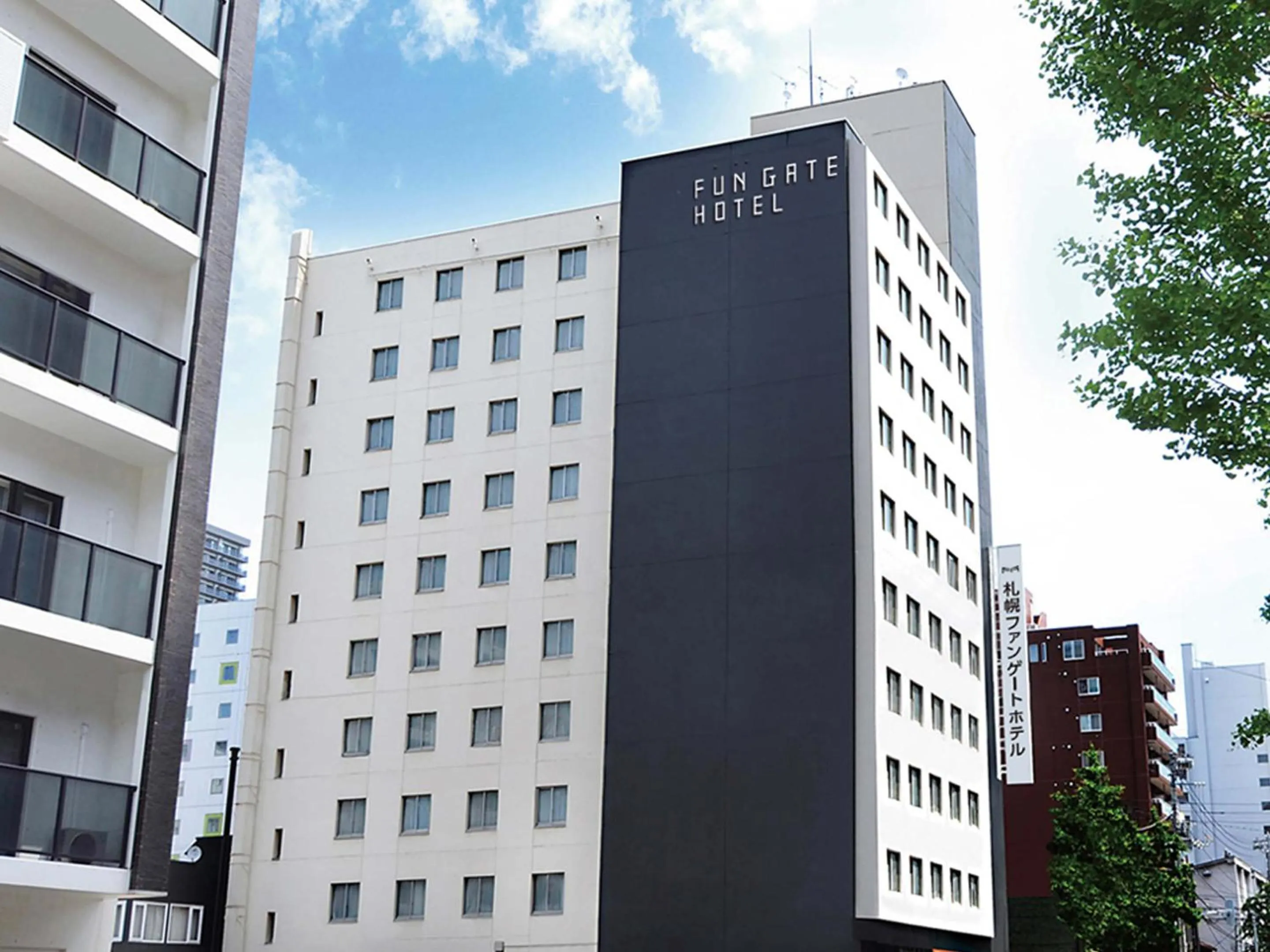Property building in FUN GATE HOTEL Sapporo