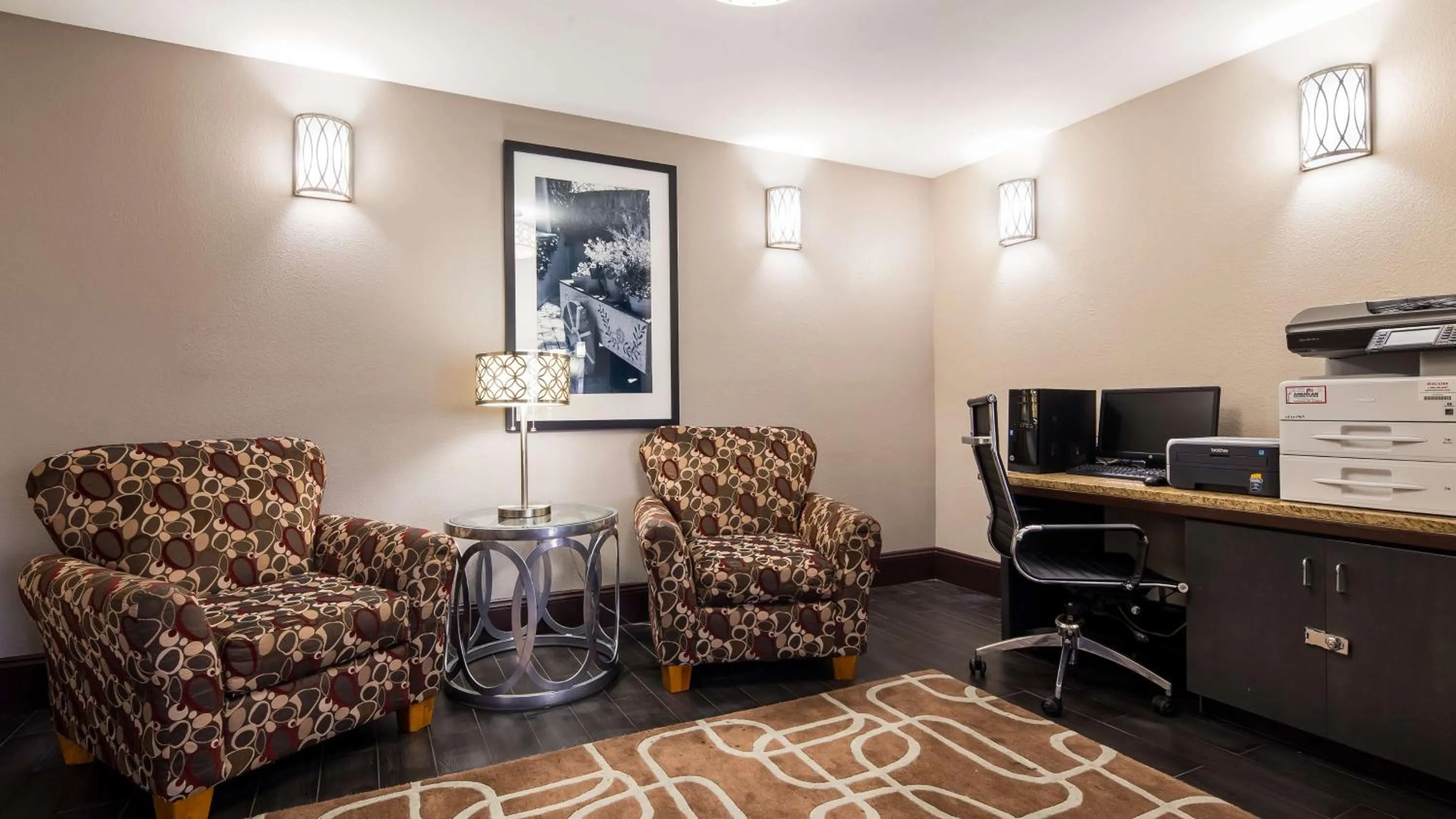 On site in Best Western Coachlight