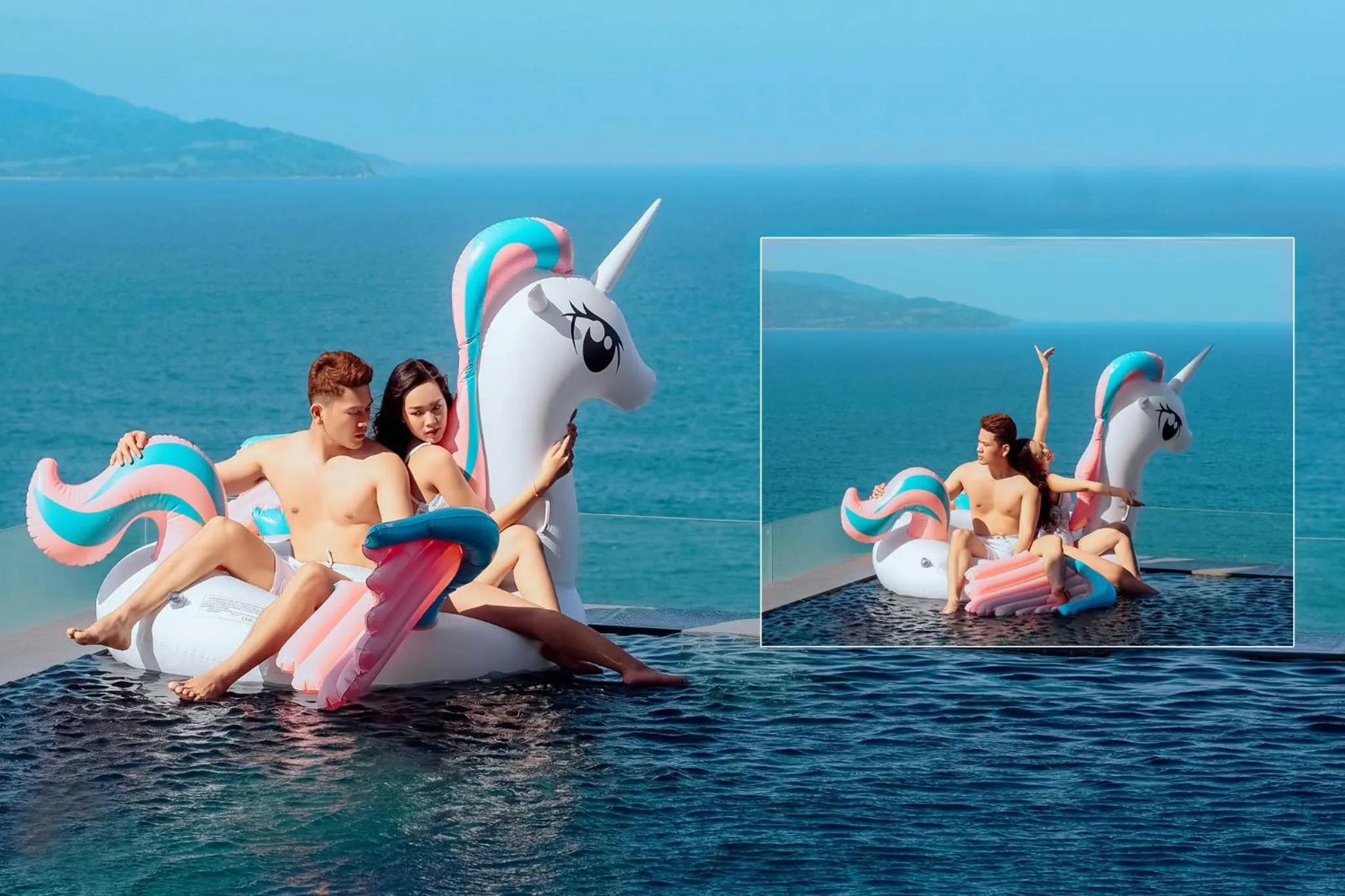 Swimming pool in Balcona Hotel Da Nang