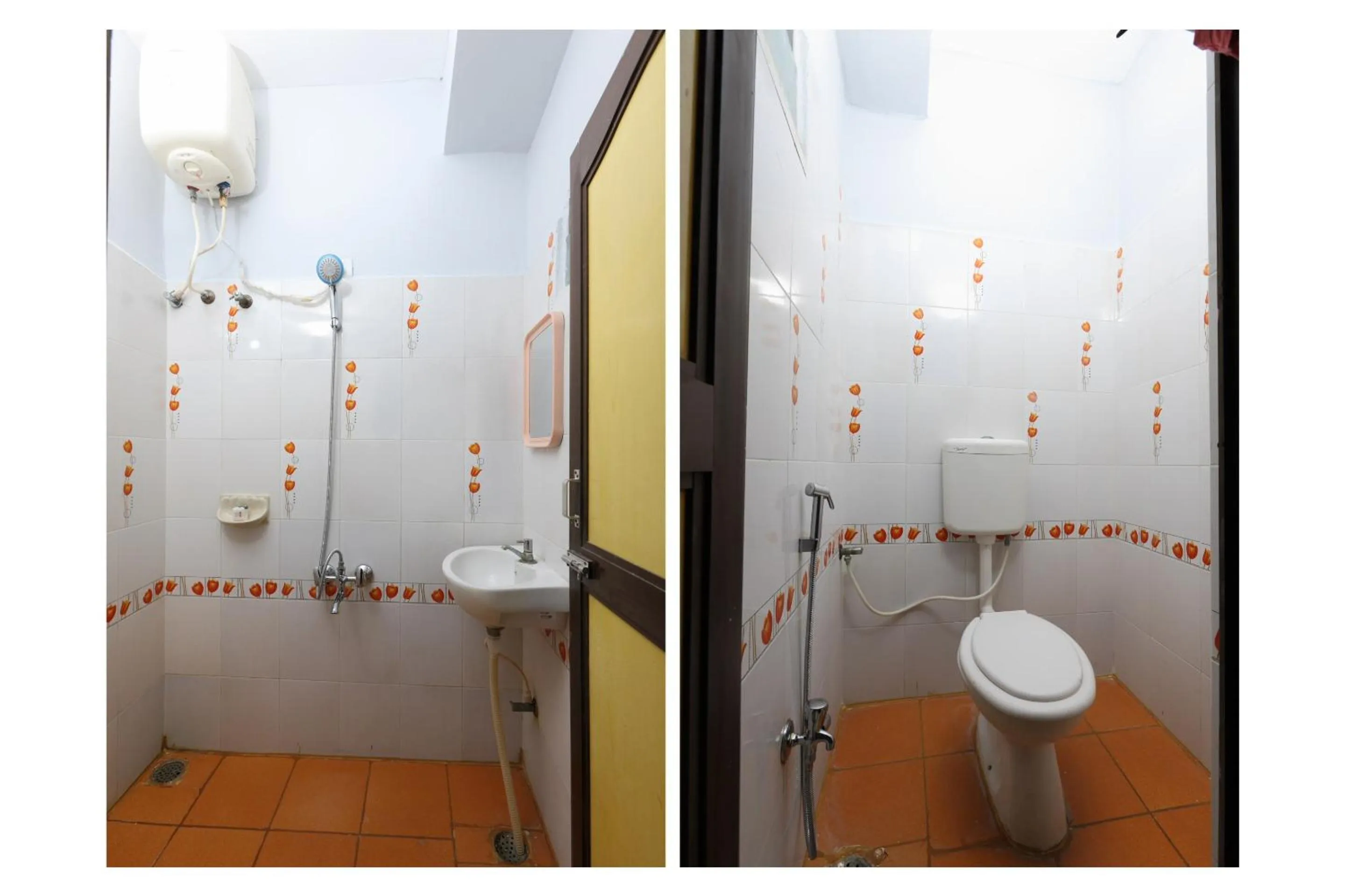 Bathroom in Capital O Sai Golden Rooms