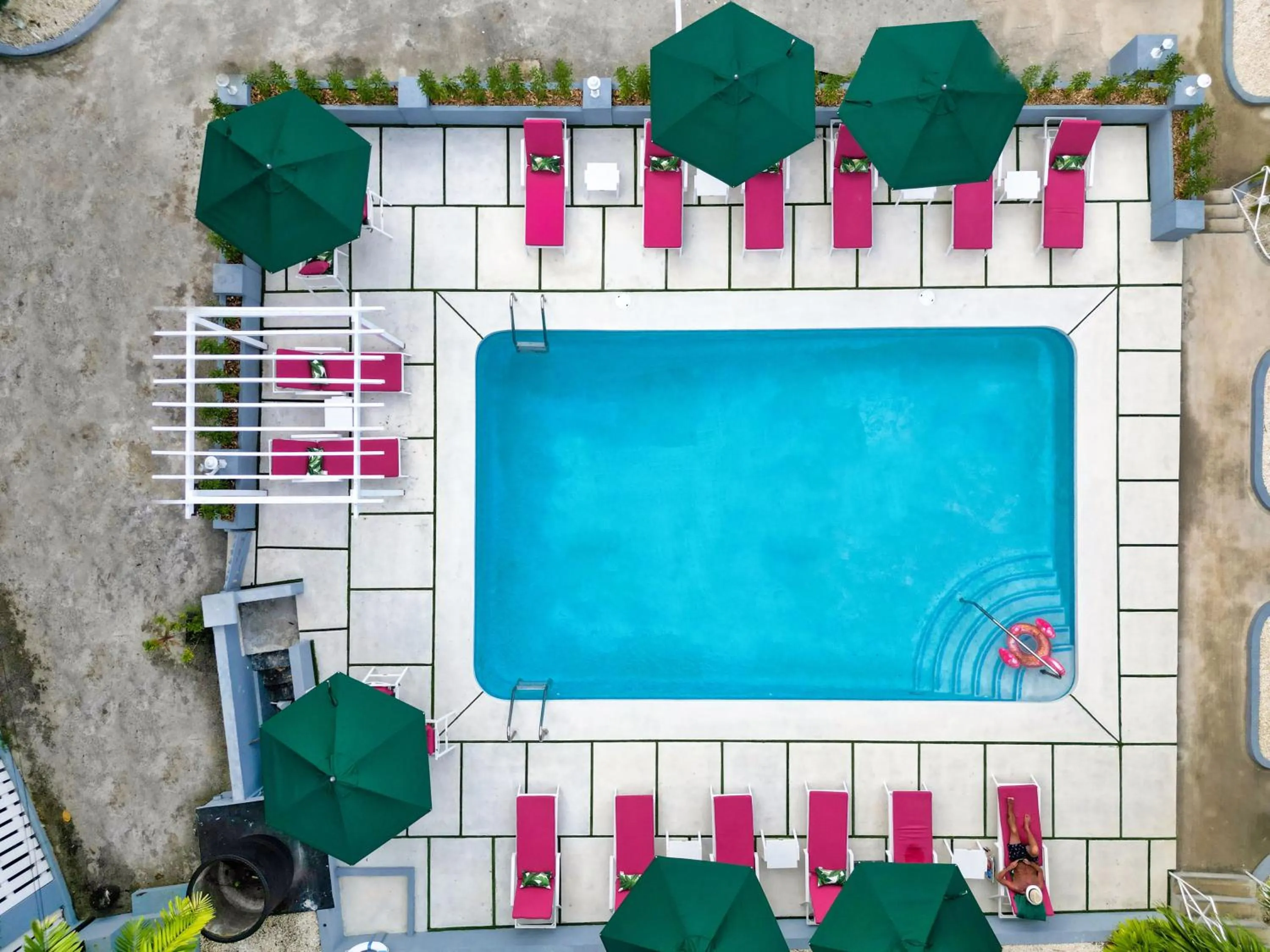 Pool view in The Palms Resort