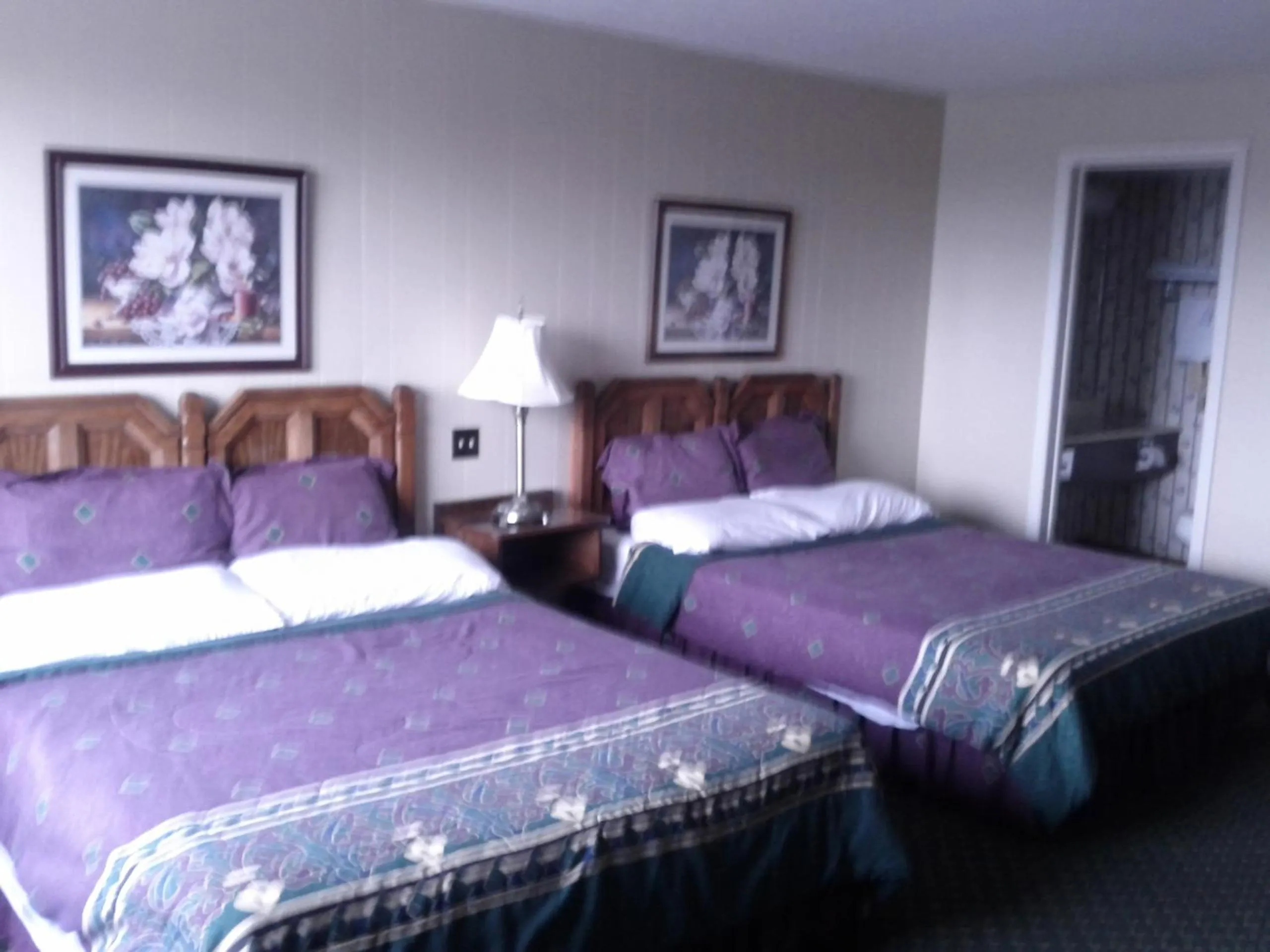 Bed in Diamond Motor Inn