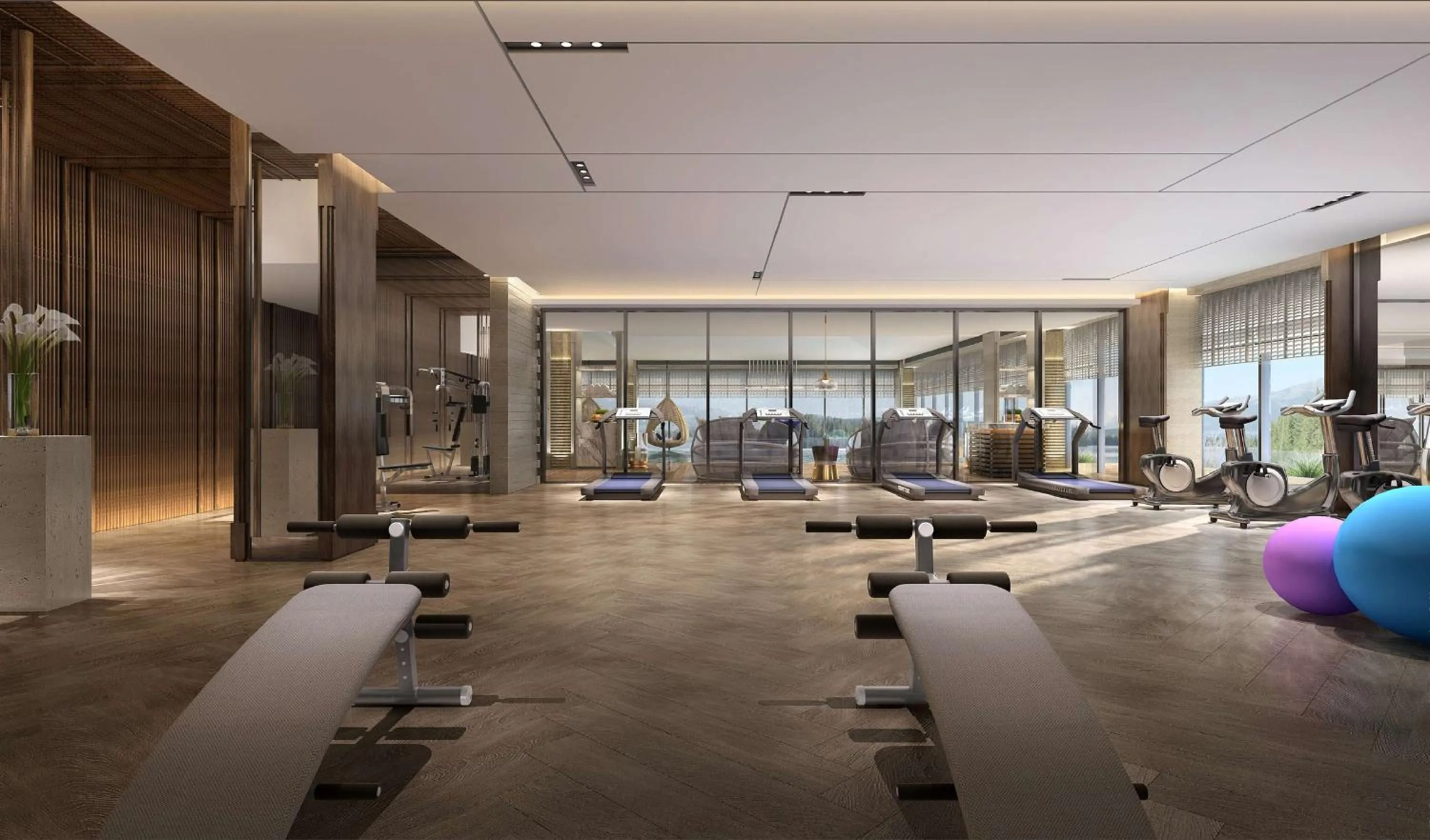Fitness centre/facilities in Doubletree Resort By Hilton Hainan - Xinglong Lakeside