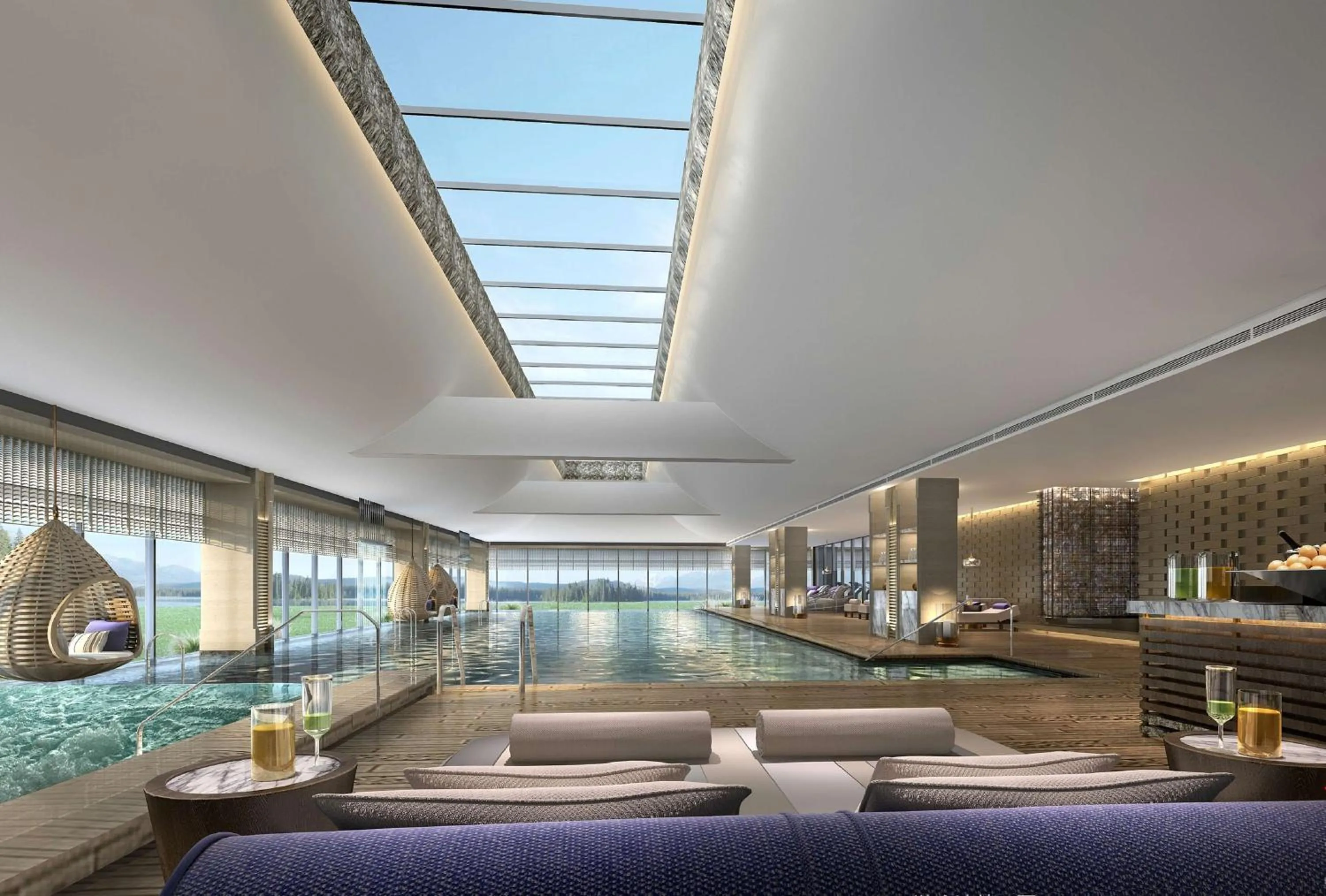 Pool view in Doubletree Resort By Hilton Hainan - Xinglong Lakeside