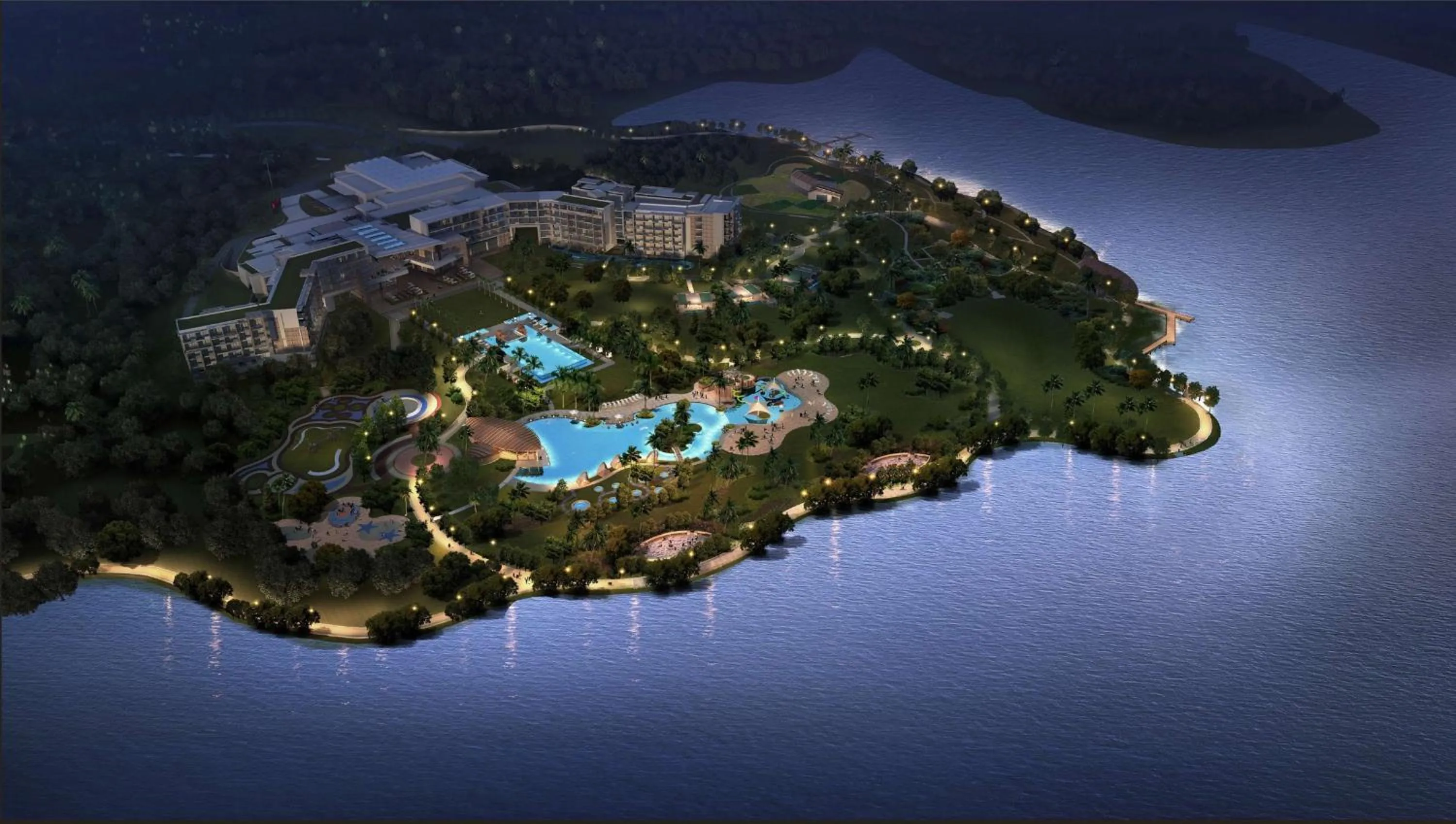 Property building in Doubletree Resort By Hilton Hainan - Xinglong Lakeside