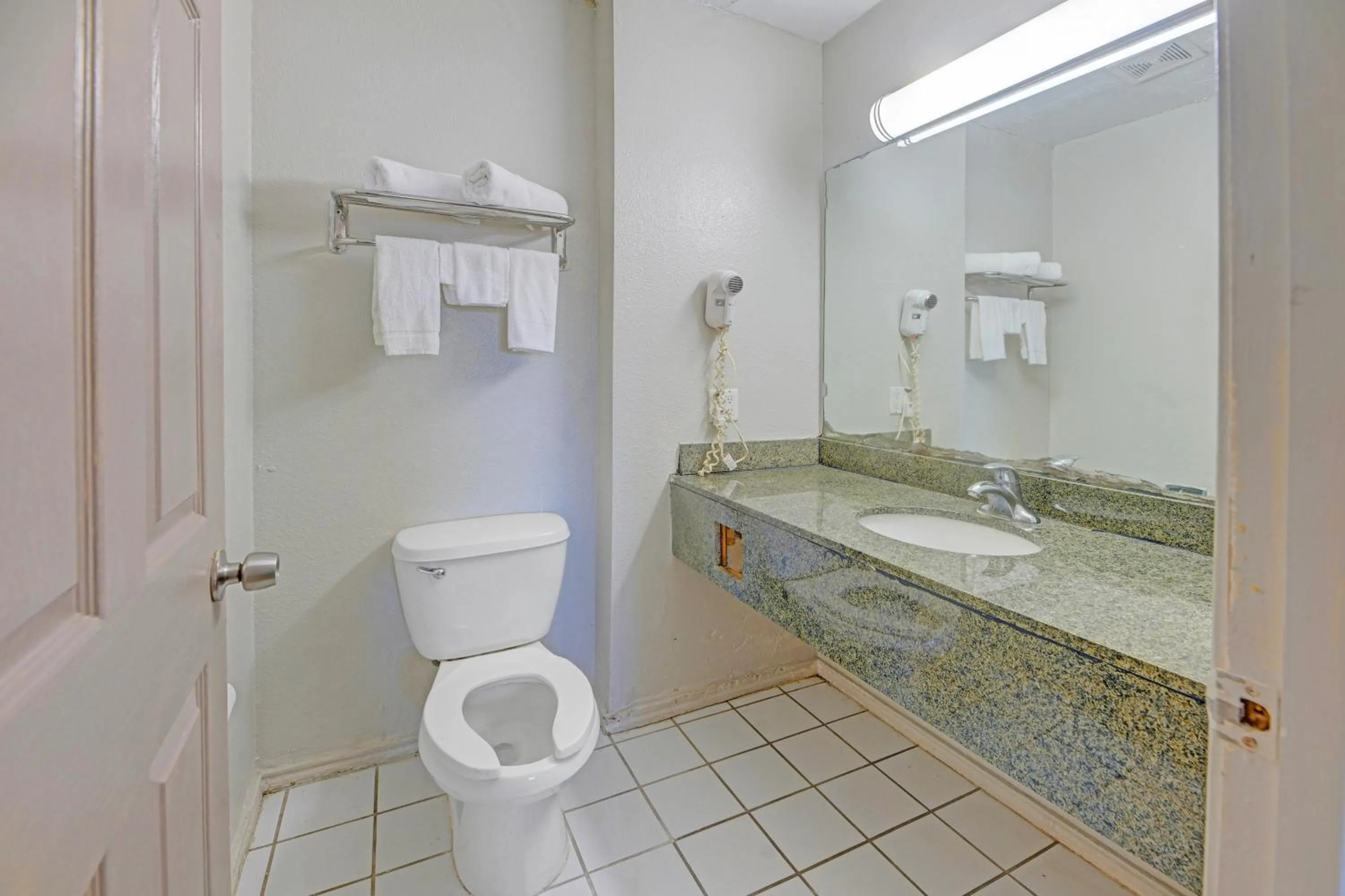 Bathroom in Travelers inn by OYO Wichita Falls