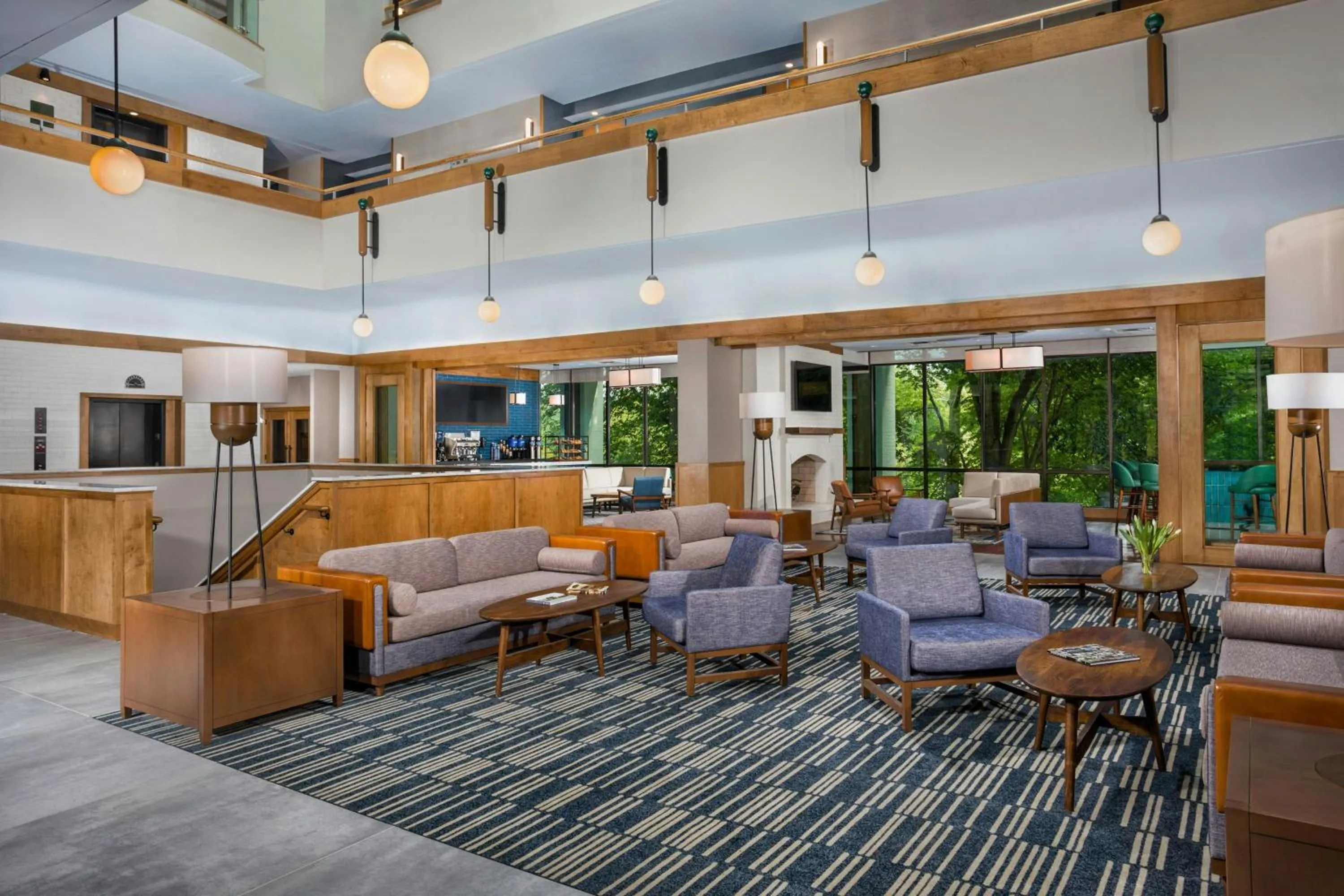 Lobby or reception in Merriweather Lakehouse Hotel, Autograph Collection