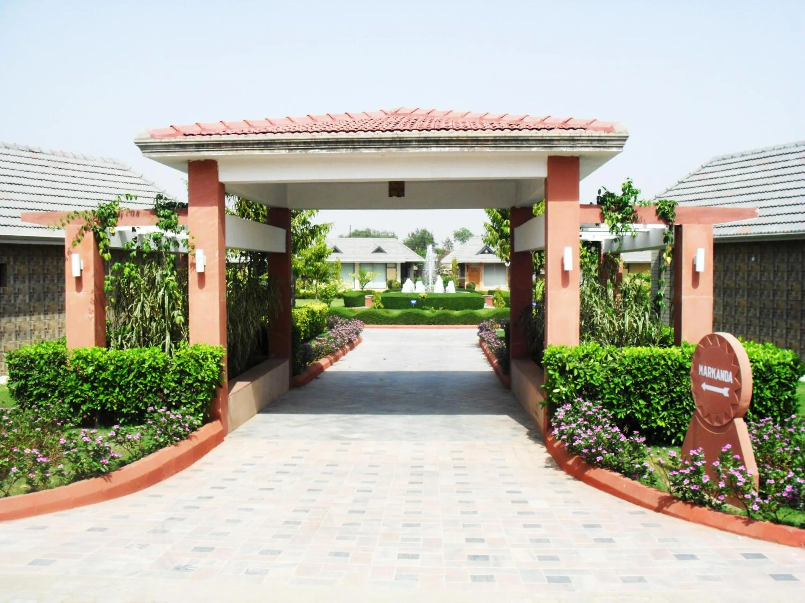Facade/entrance in Shri Radha Brij Vasundhara Resort & Spa