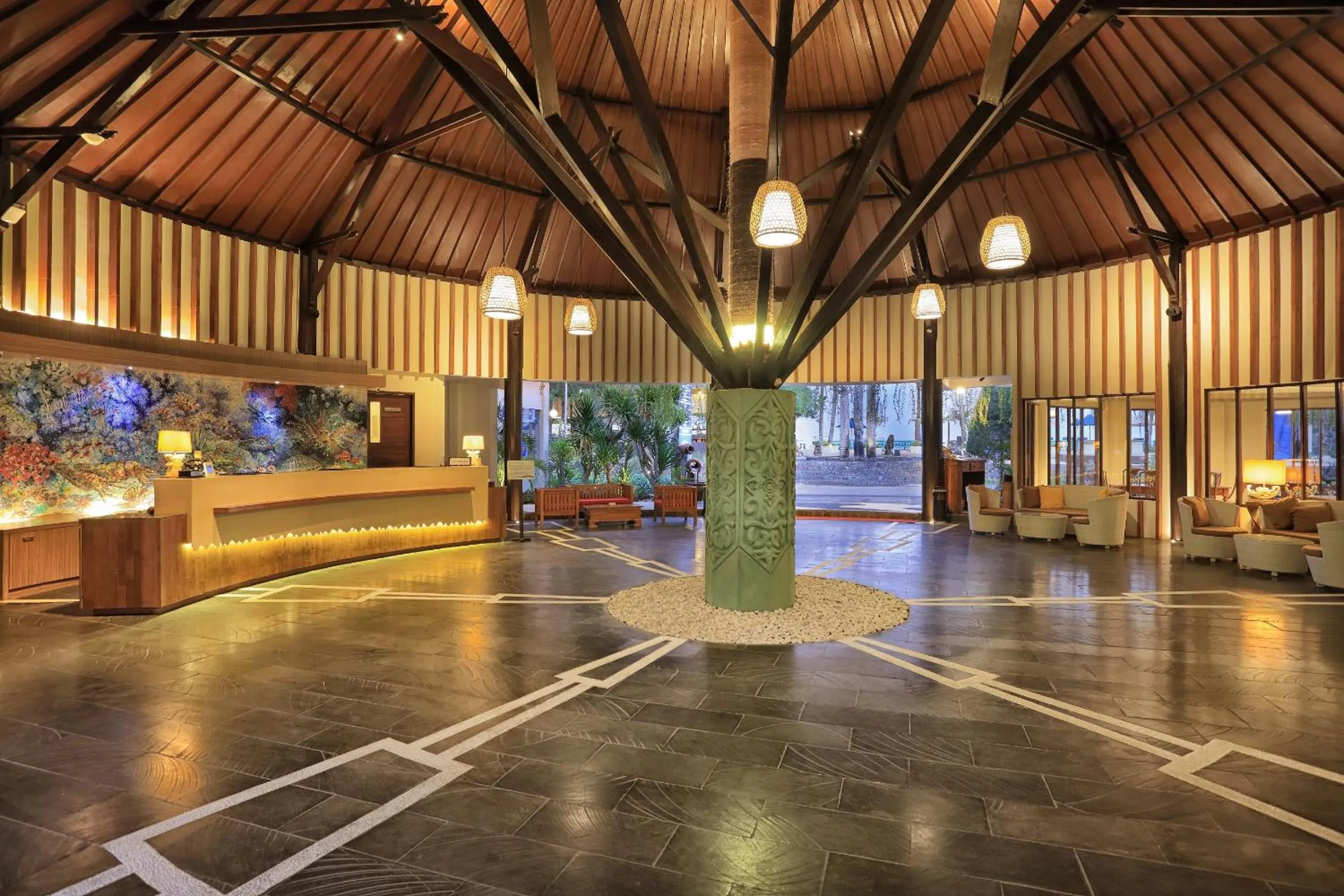Lobby or reception in Aston Sunset Beach Resort - Gili Trawangan