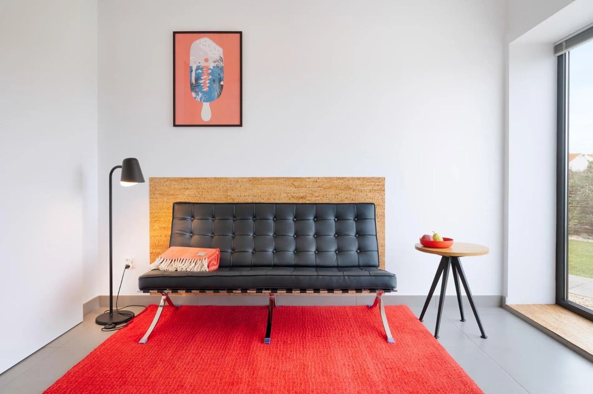 Seating area in Flamboyant Boutique B&B