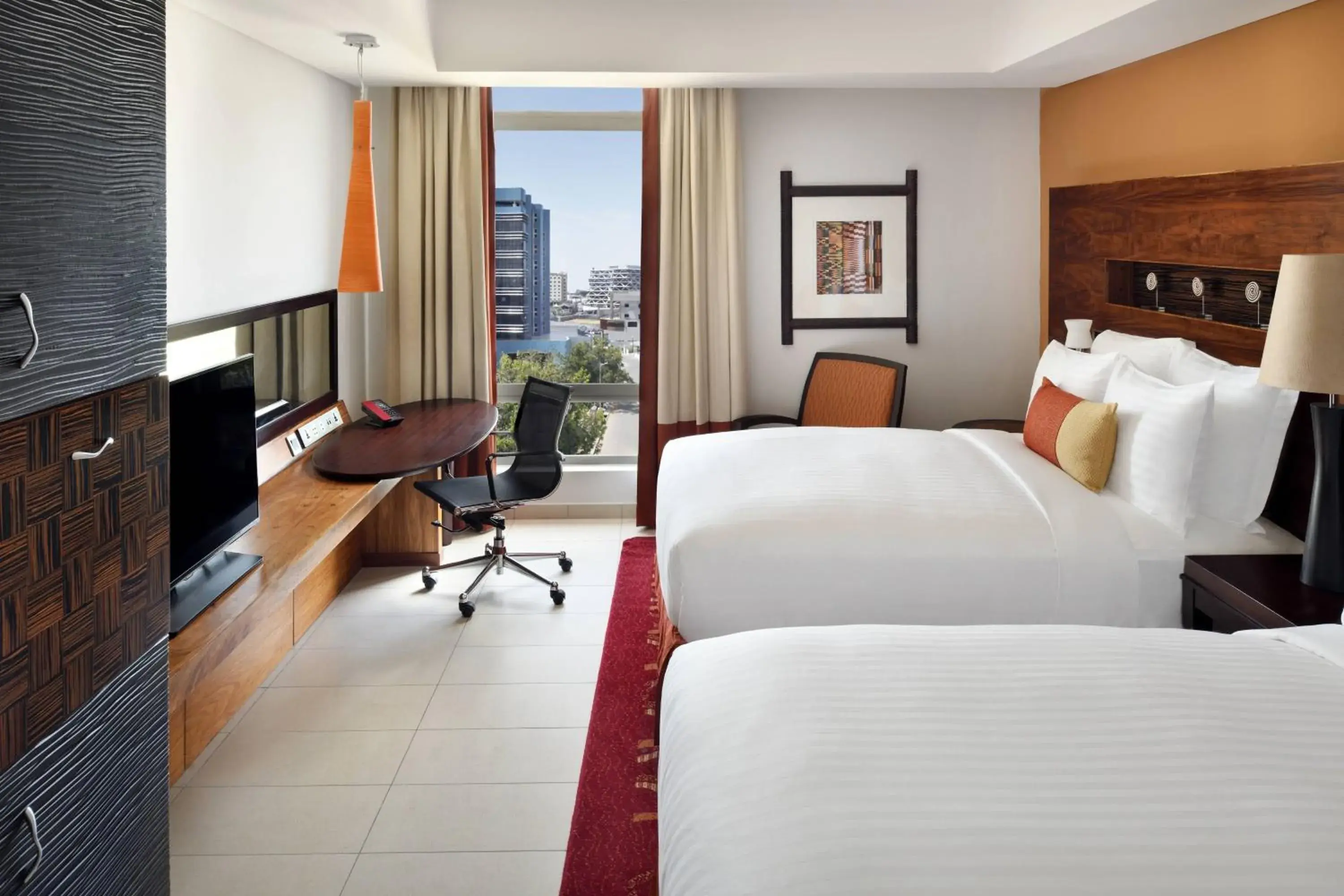 Double Room with Two Double Beds - Club Lounge Access in Accra Marriott Hotel Double Room with Two Double Beds - Club Lounge Access in Accra Marriott Hotel