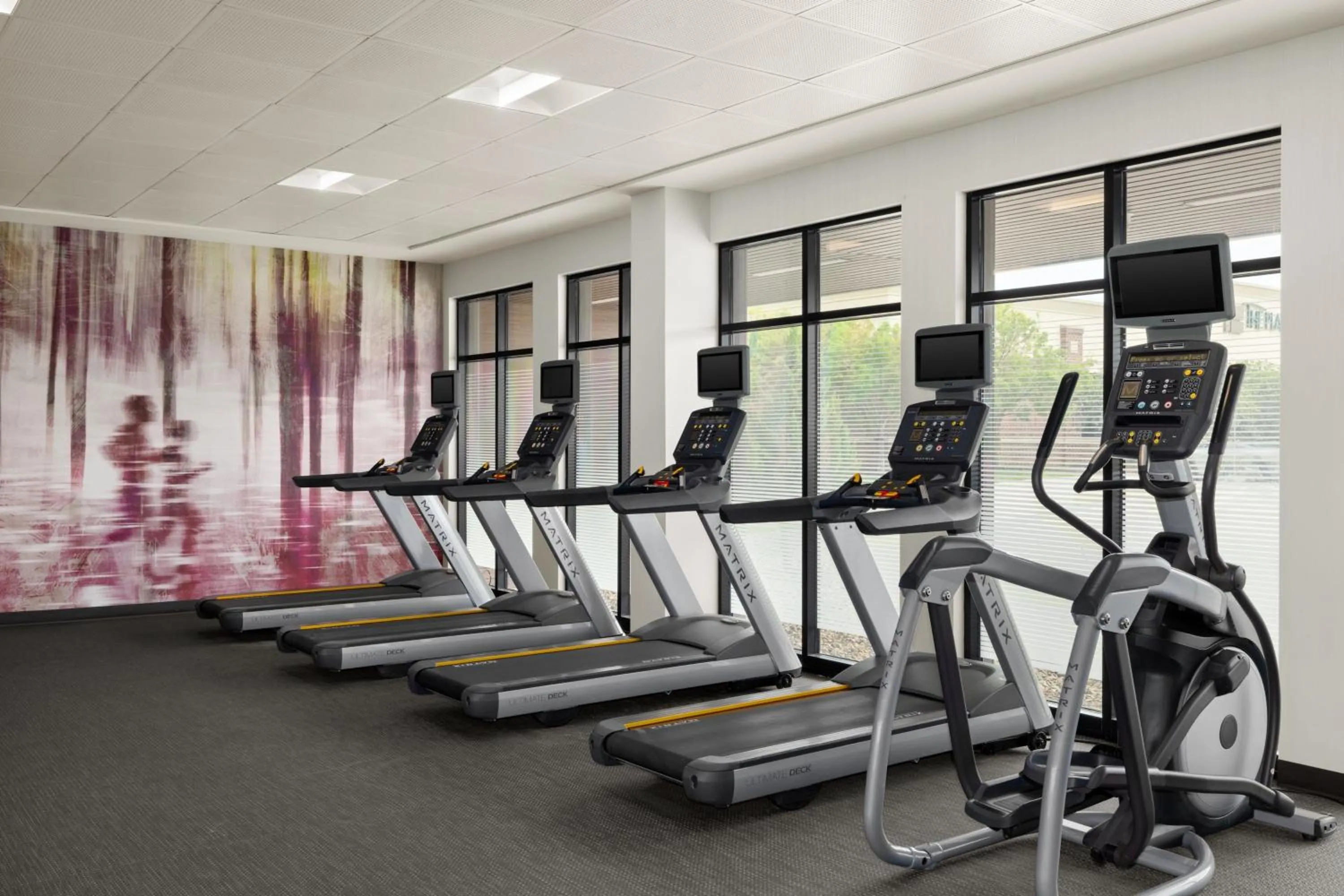 Fitness centre/facilities in Courtyard by Marriott Omaha East/Council Bluffs, IA