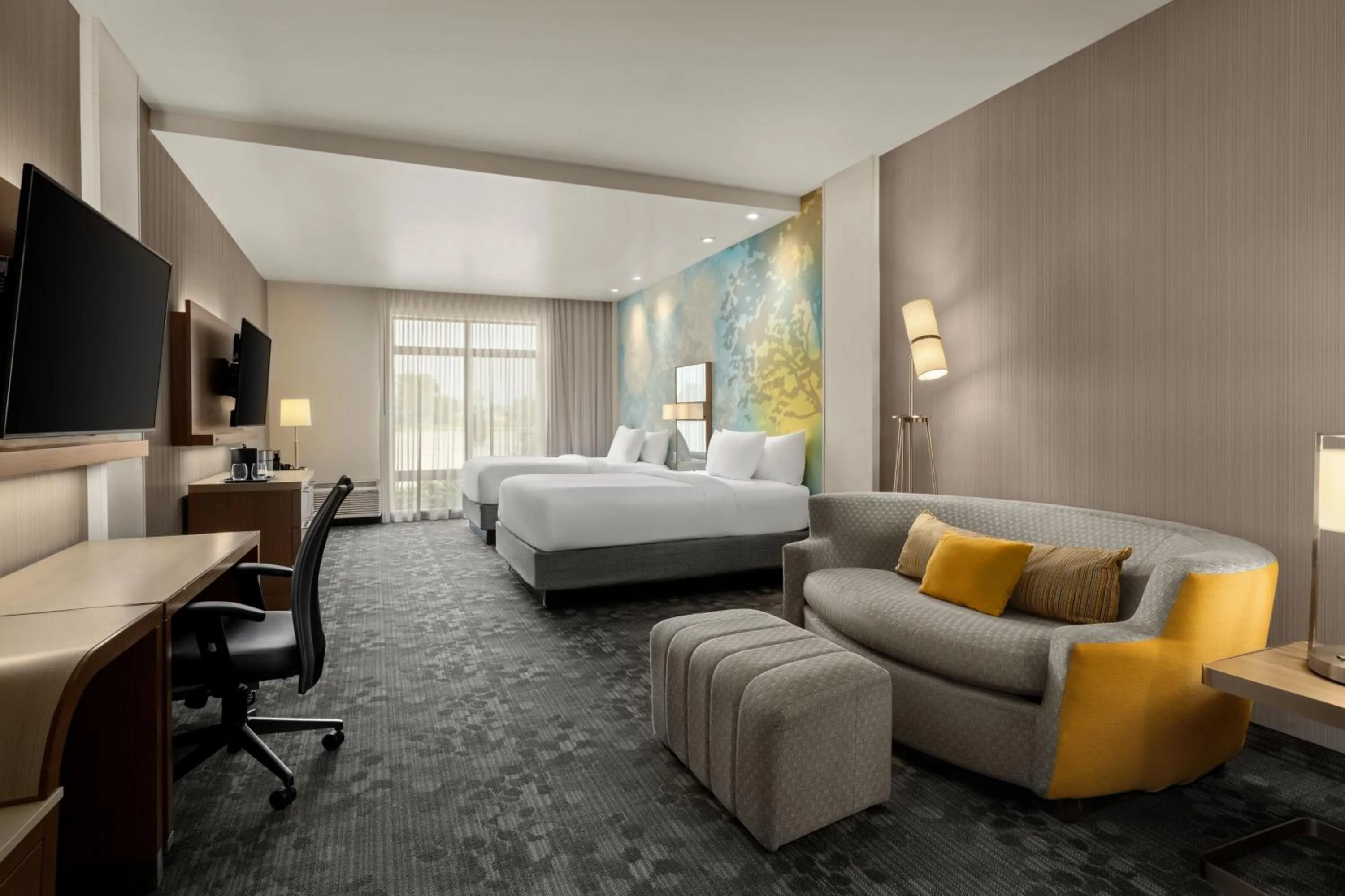 Bedroom, Bed in Courtyard by Marriott Omaha East/Council Bluffs, IA