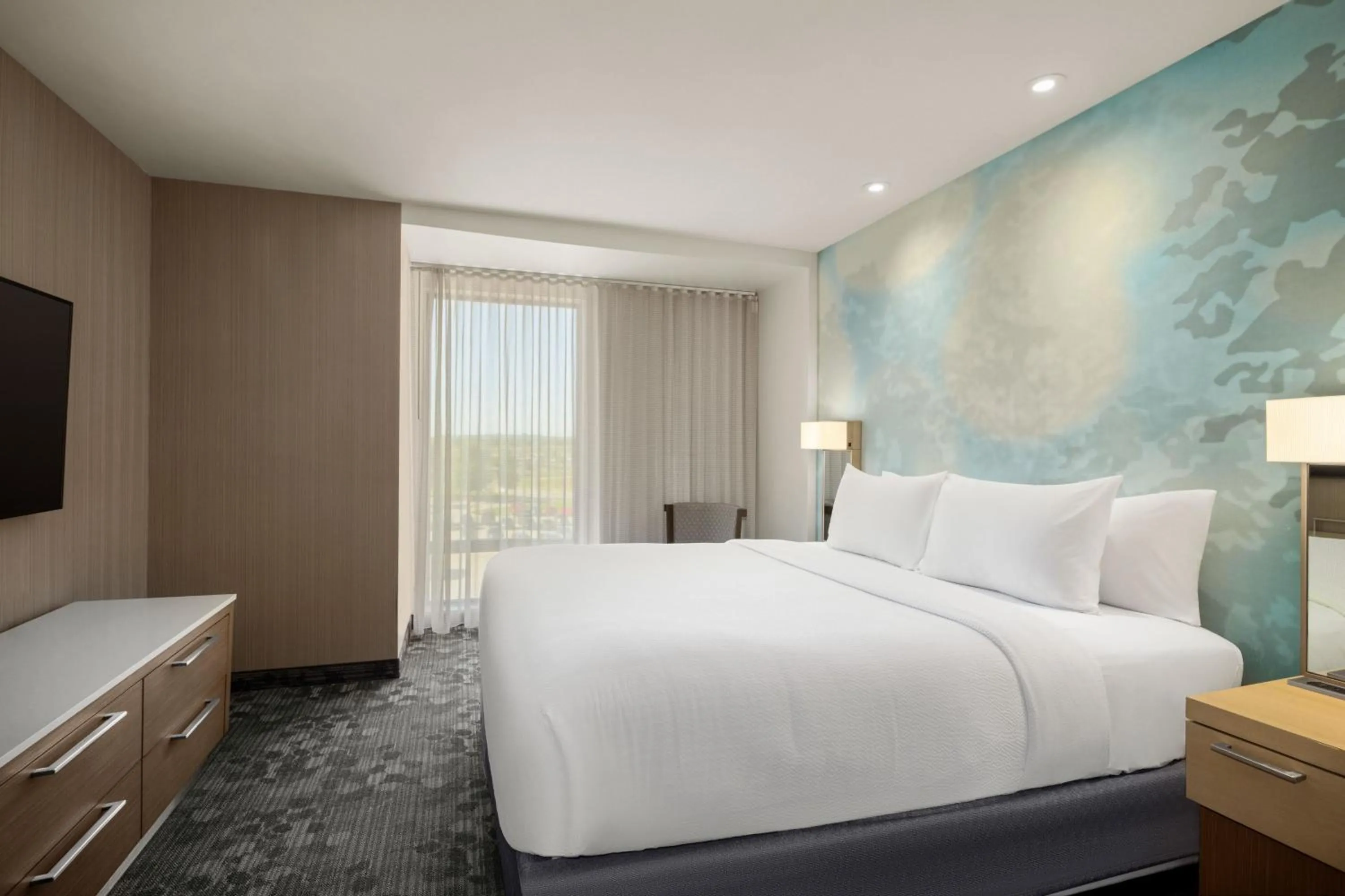 Photo of the whole room, Bed in Courtyard by Marriott Omaha East/Council Bluffs, IA