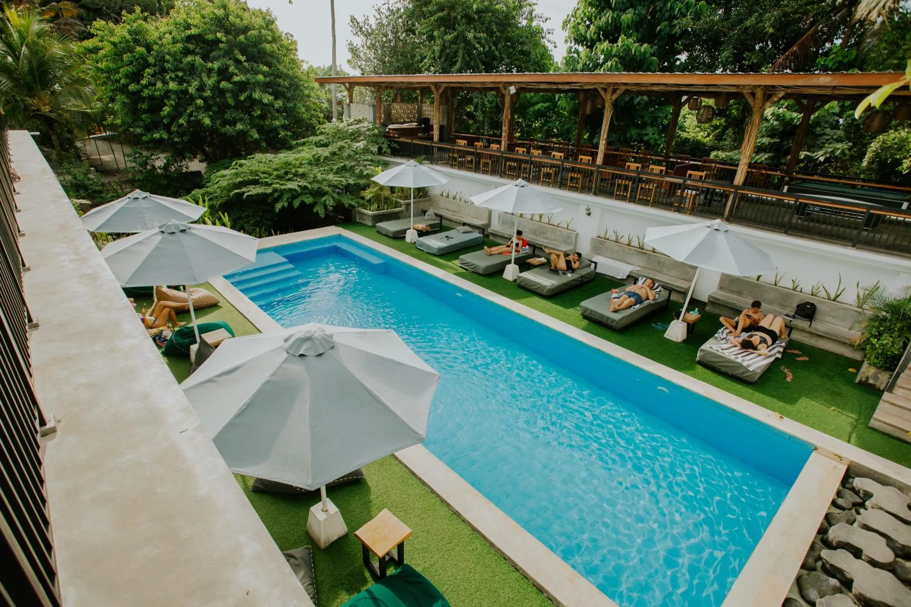 Property building in Nuansa Penida Hostel