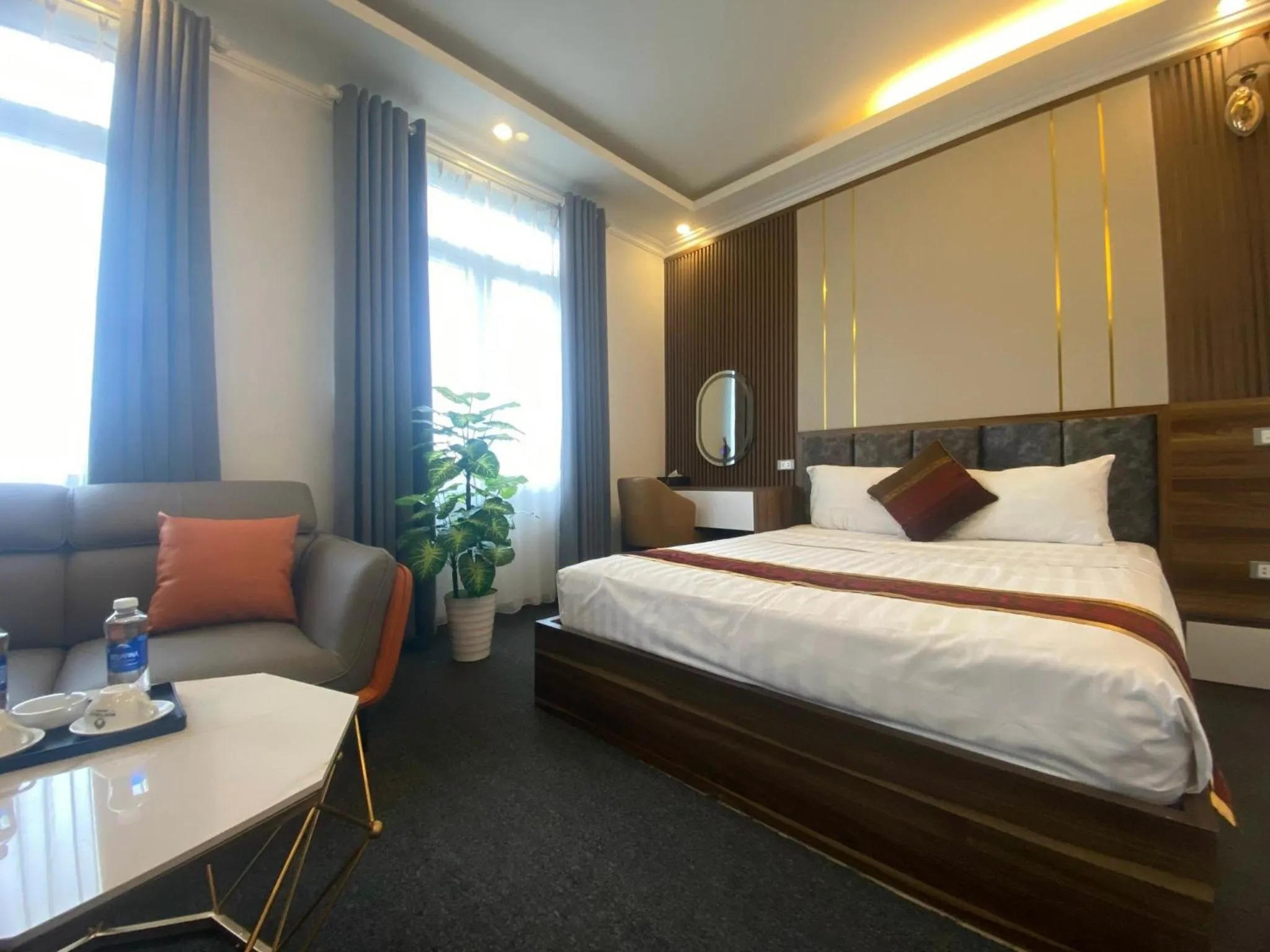 Bed in Win Villa Hotel & Apartment