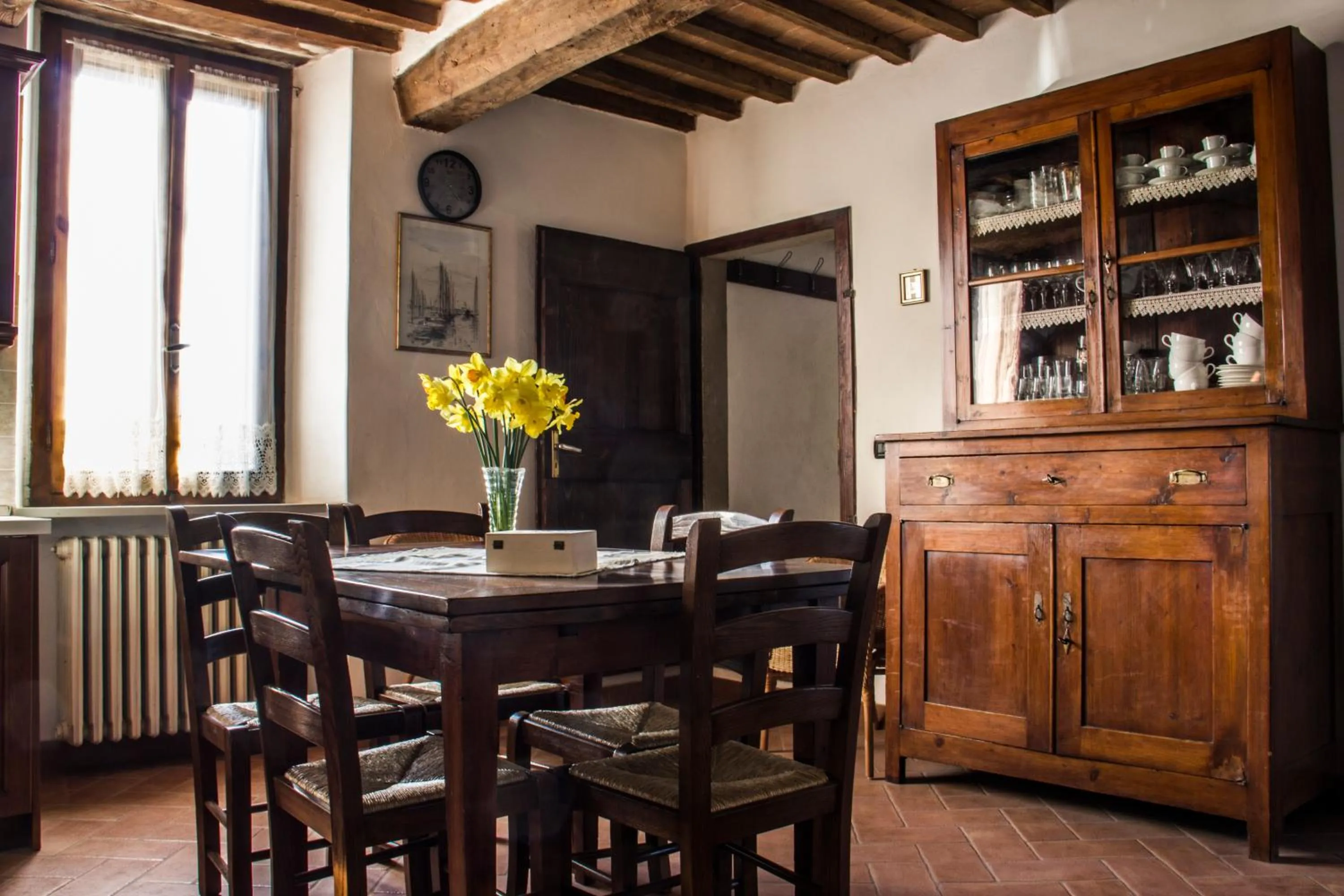 Communal kitchen in Casa Donella B&B