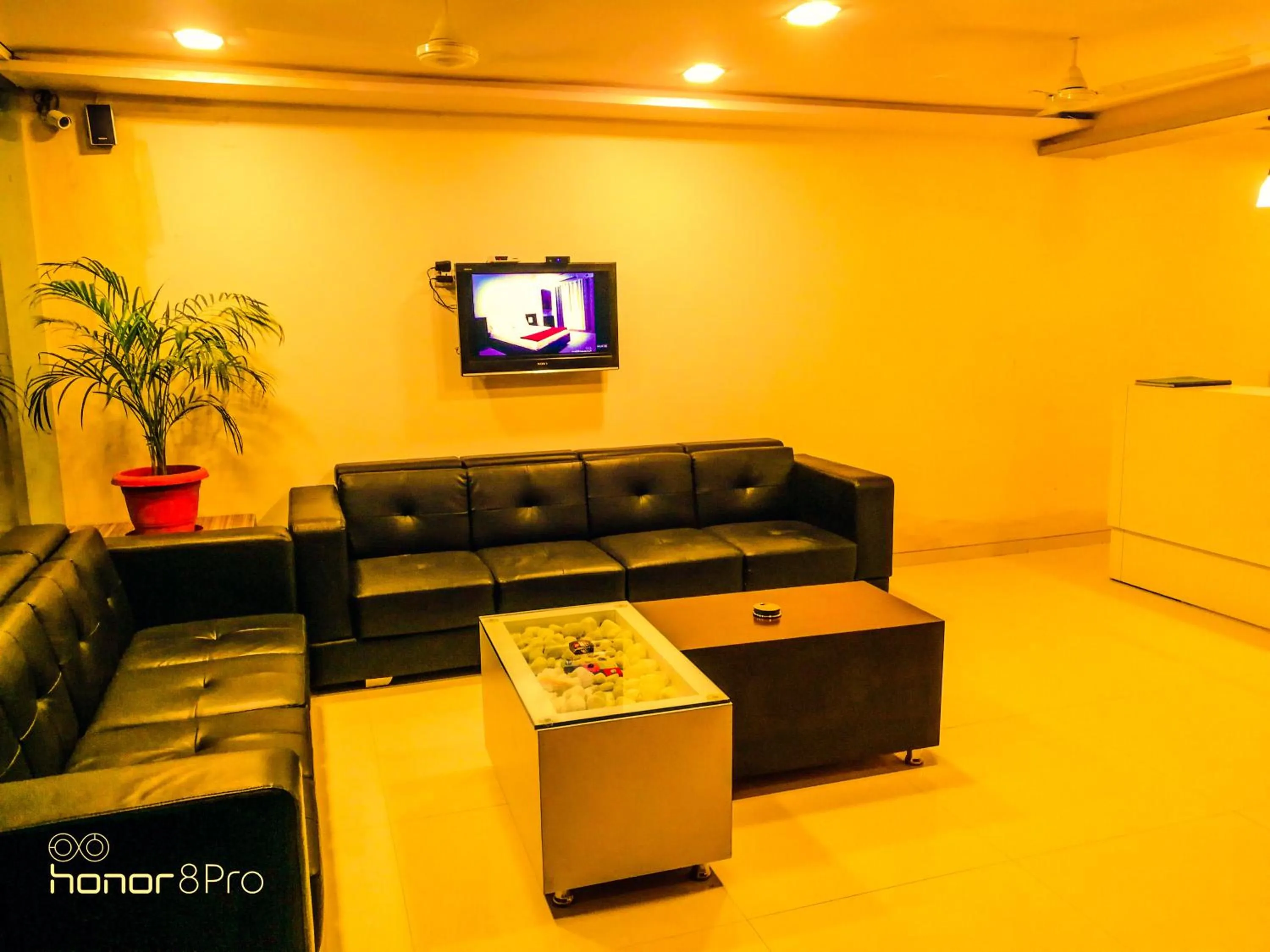 Seating area in Hotel Neem Tree