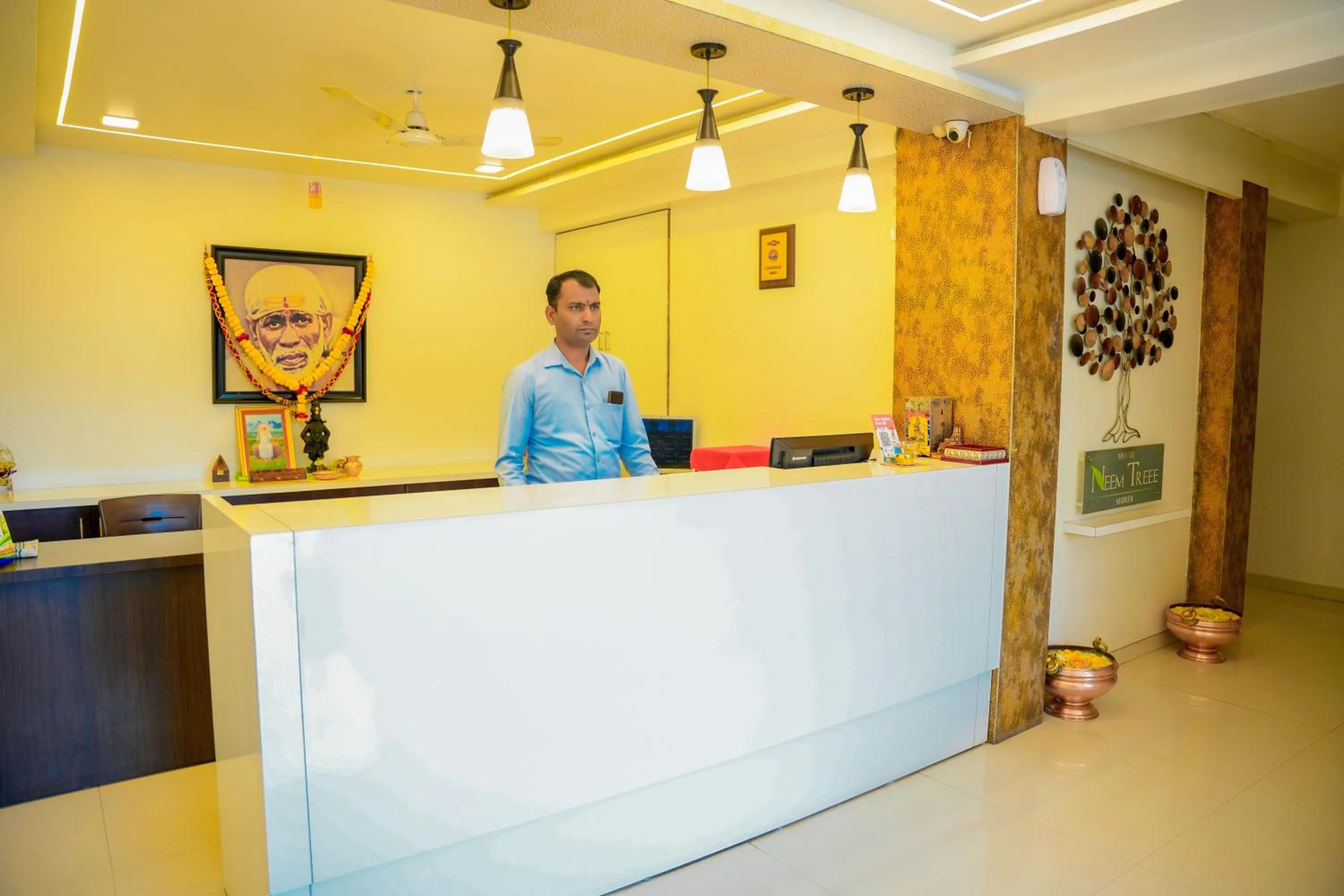 Lobby or reception in Hotel Neem Tree