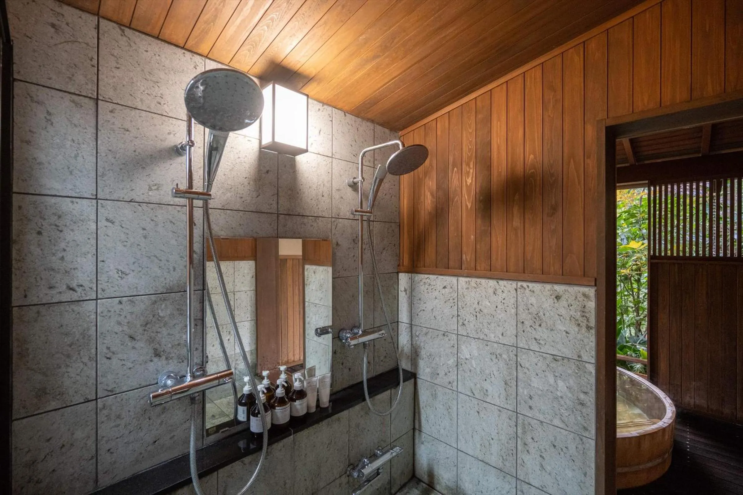 Shower in Jinya Ryokan