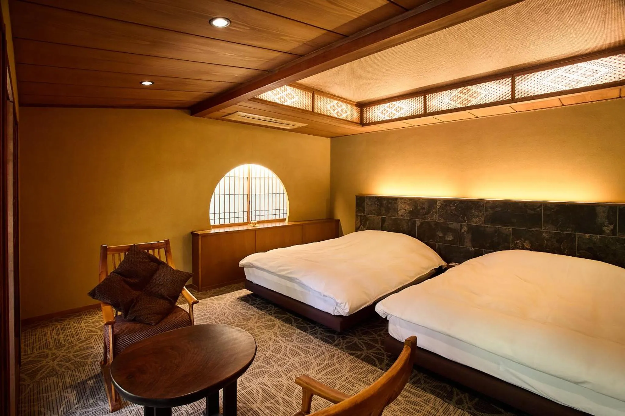 Bed in Jinya Ryokan