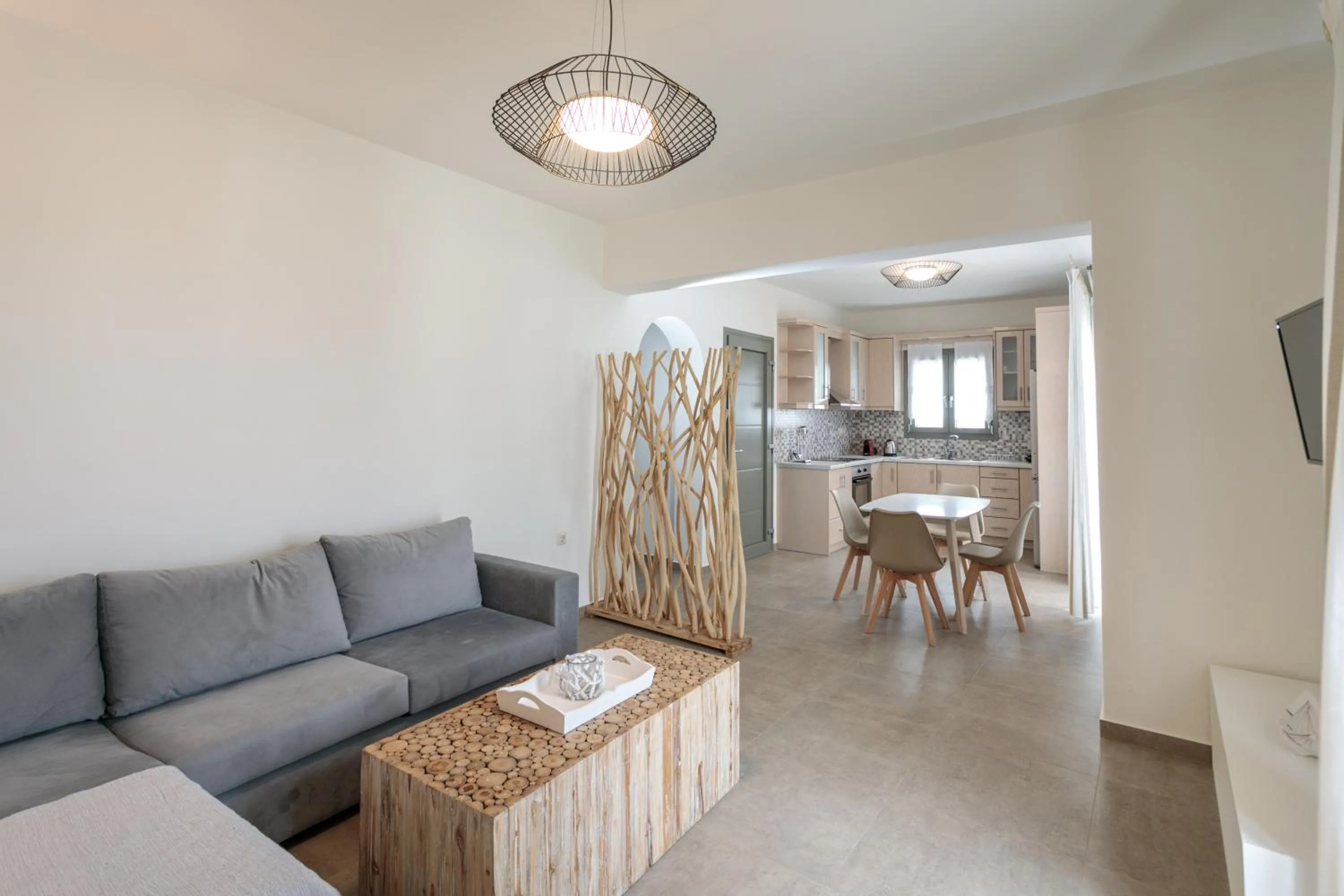 Living room in Sweet Home Naxos