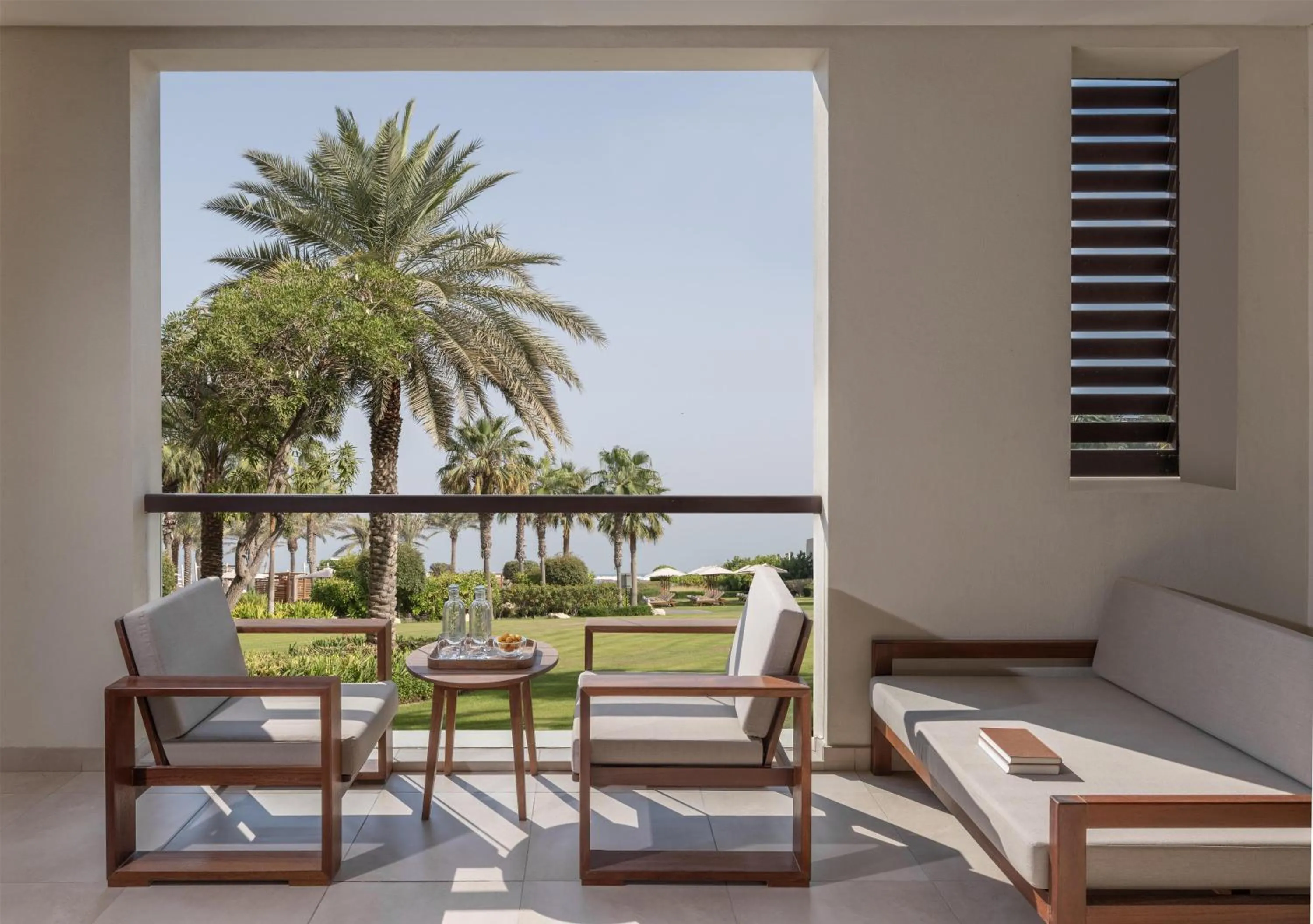 Patio in Park Hyatt Abu Dhabi Hotel and Villas