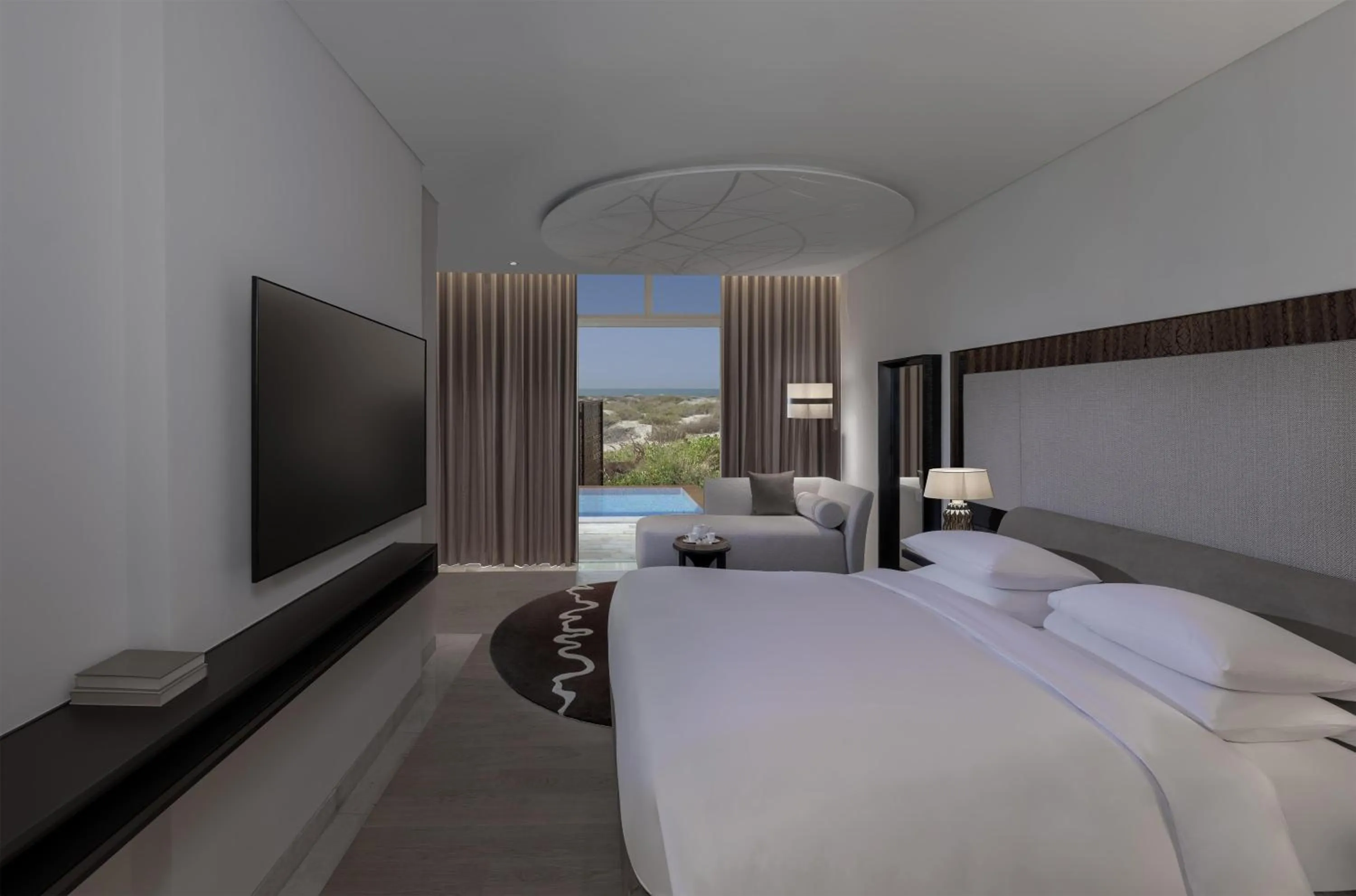 Photo of the whole room, Bed in Park Hyatt Abu Dhabi Hotel and Villas