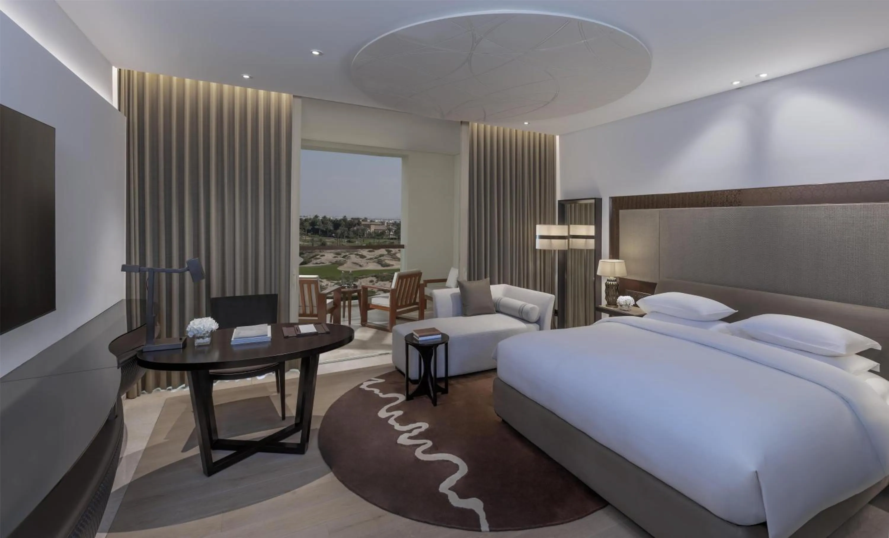 View (from property/room), Bed in Park Hyatt Abu Dhabi Hotel and Villas
